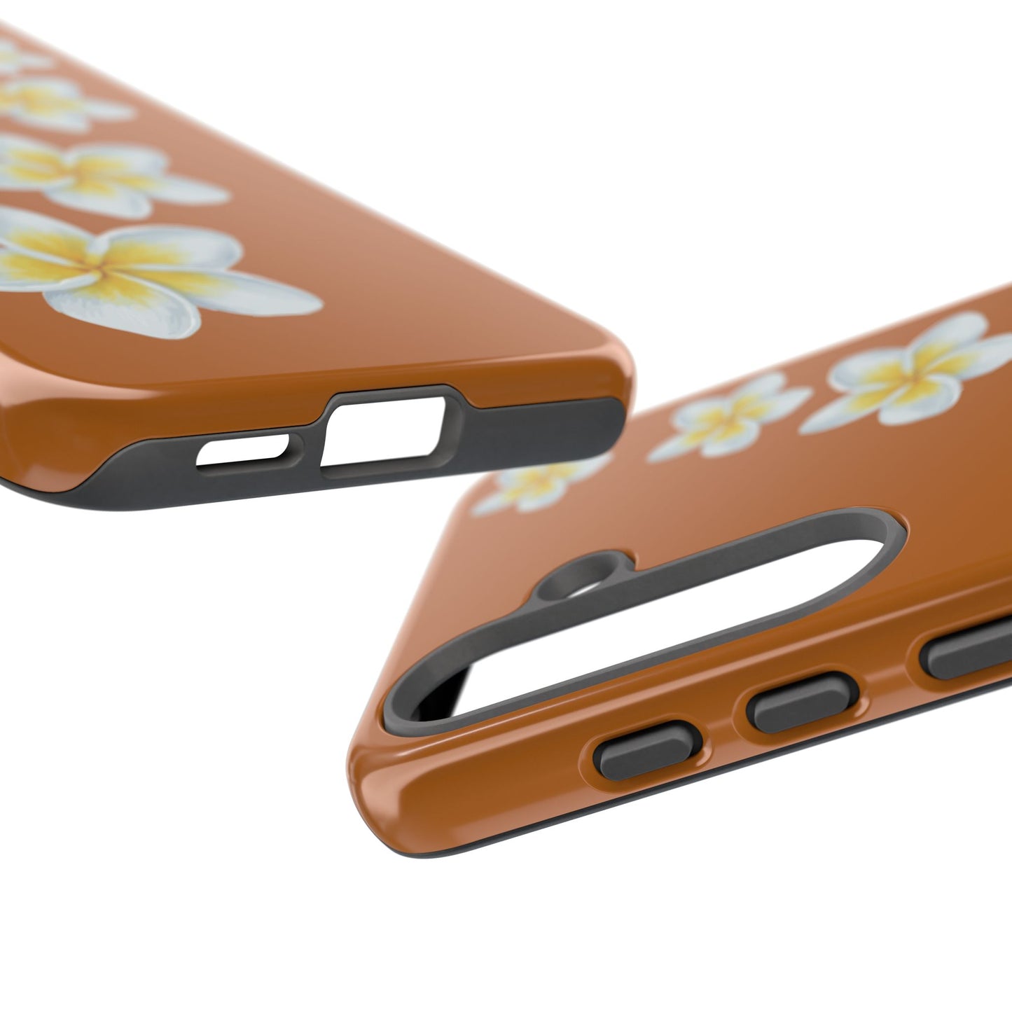 Flower Me Orange Durable Phone Cases