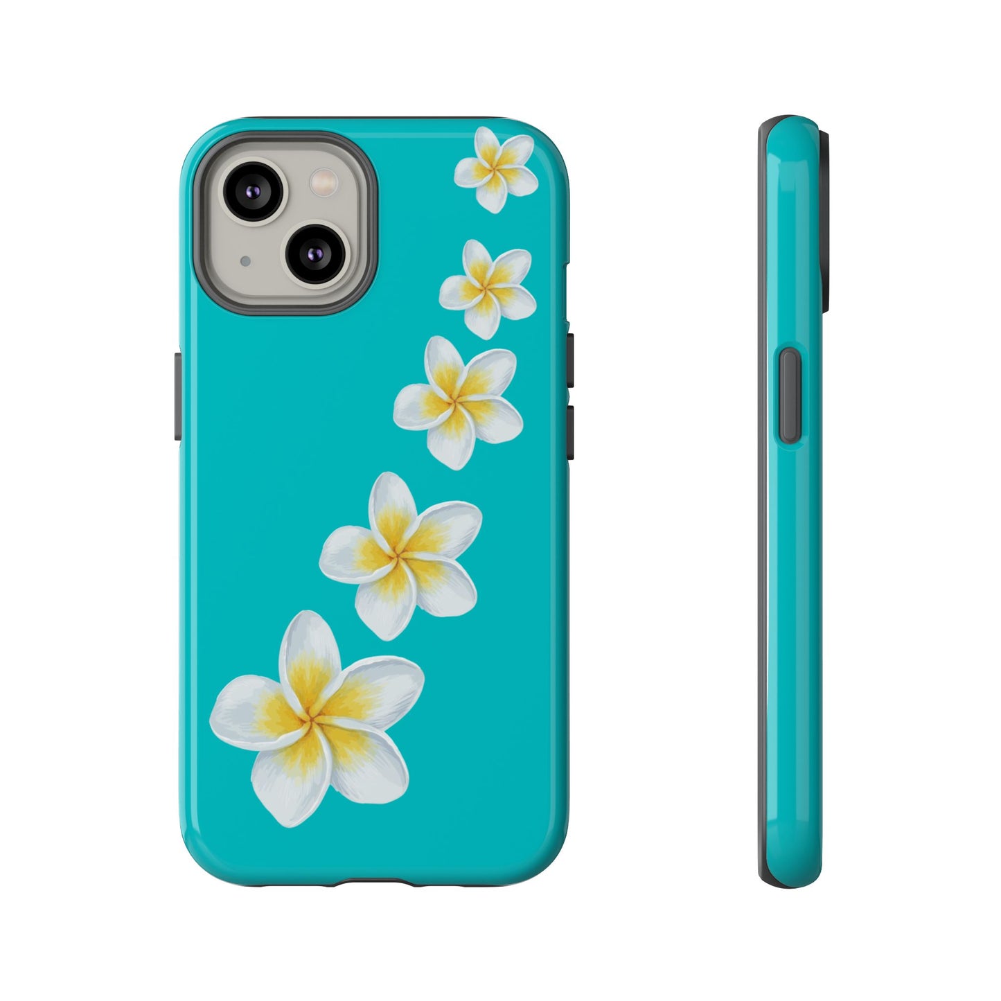 Flower Me Blue Durable Phone Case