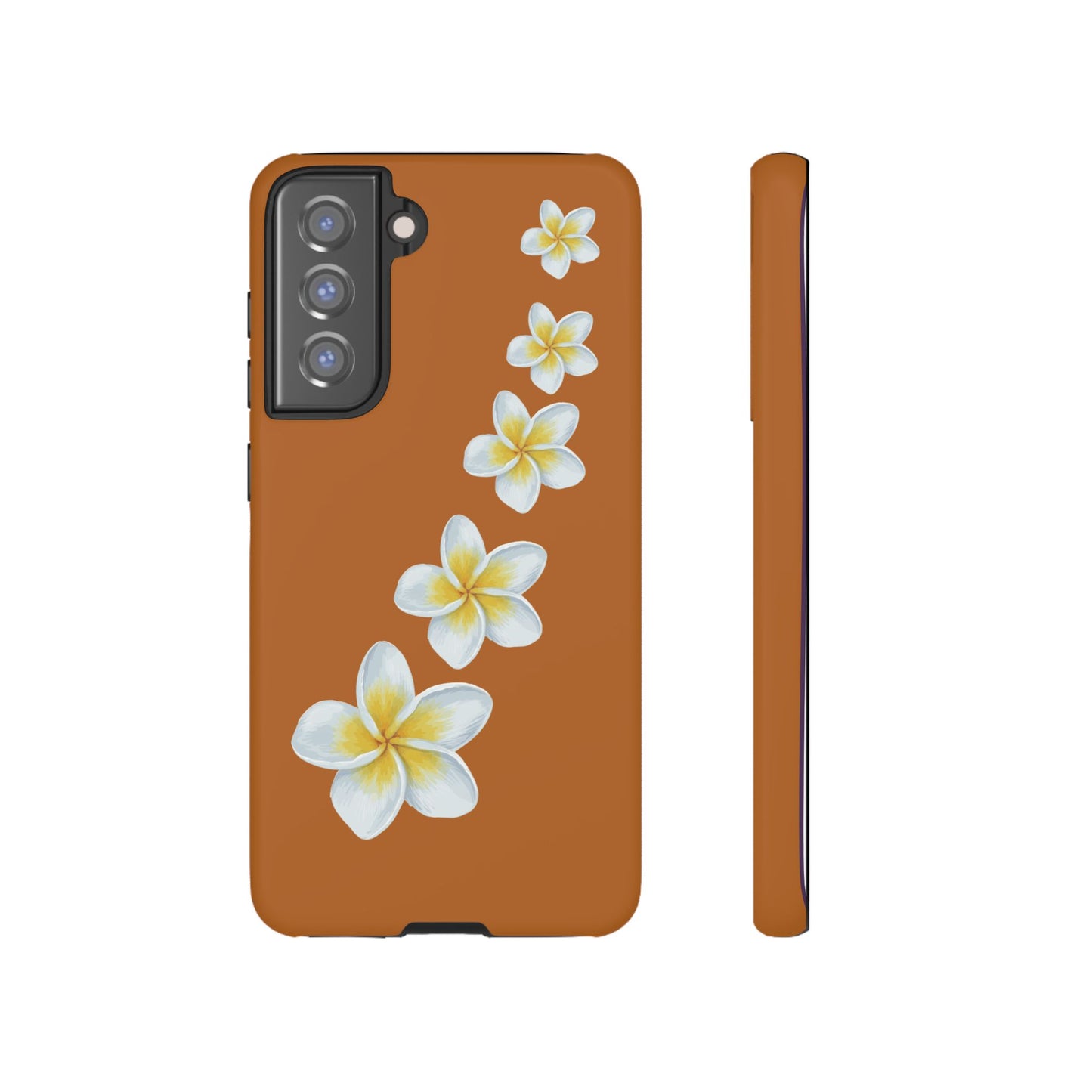 Flower Me Orange Durable Phone Cases