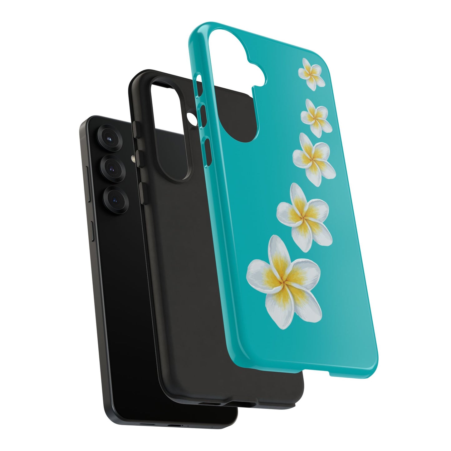Flower Me Blue Durable Phone Case