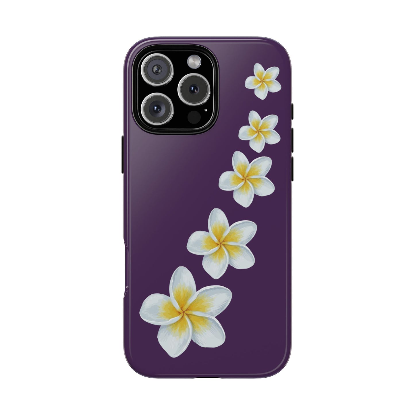 Flower Me Purple Durable Phone Case