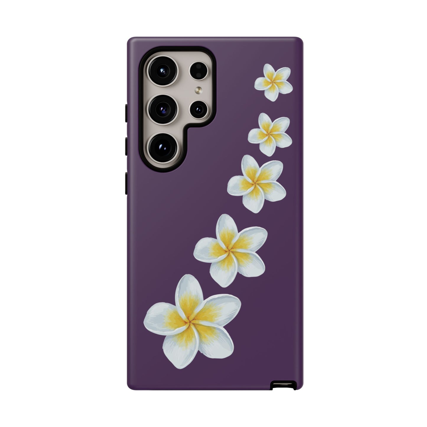 Flower Me Purple Durable Phone Case