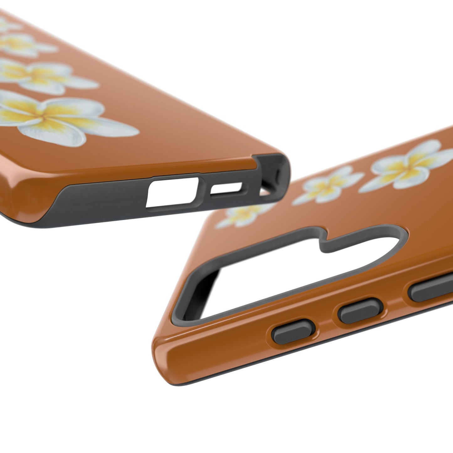 Flower Me Orange Durable Phone Cases