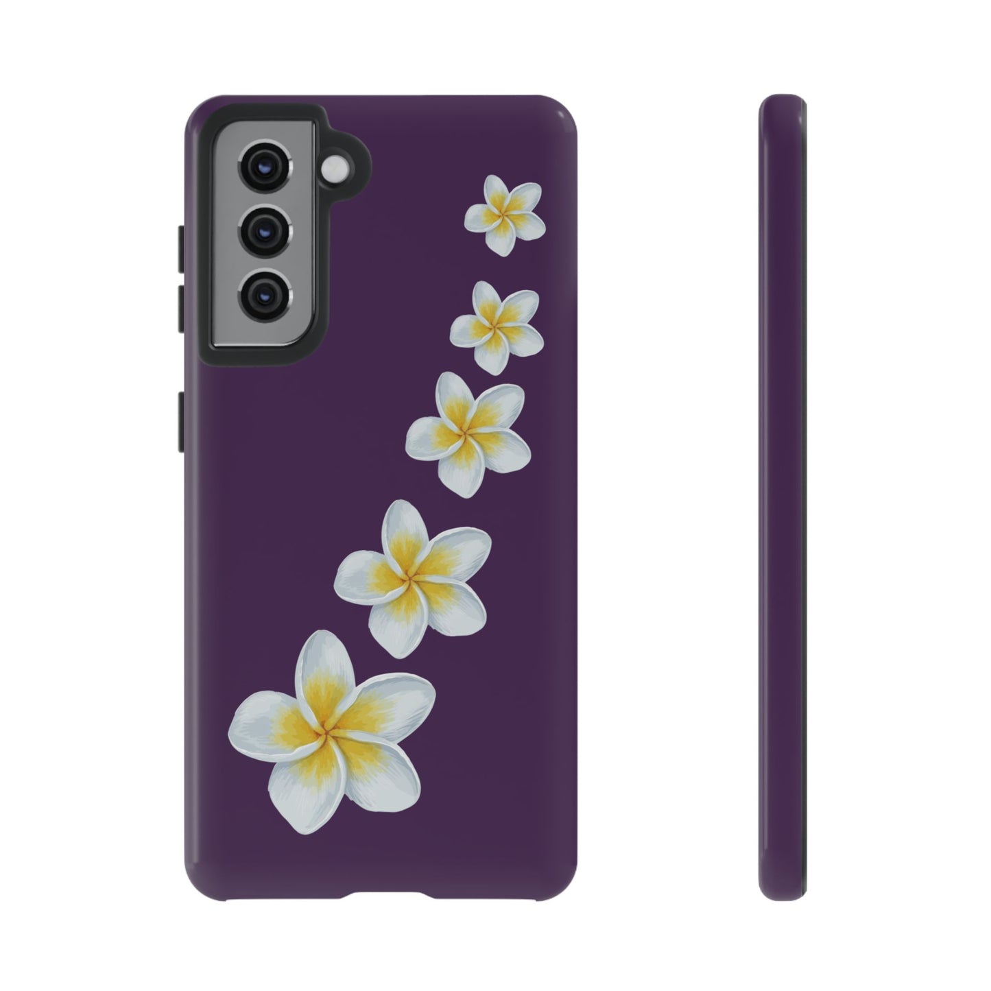 Flower Me Purple Durable Phone Case