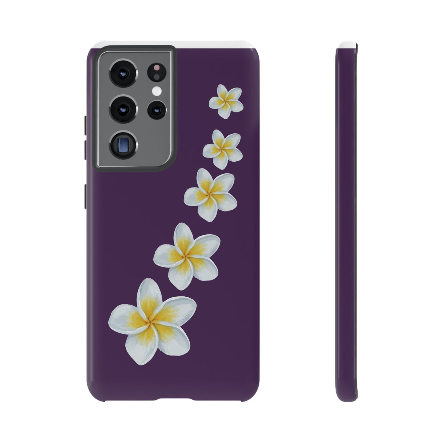 Flower Me Purple Durable Phone Case