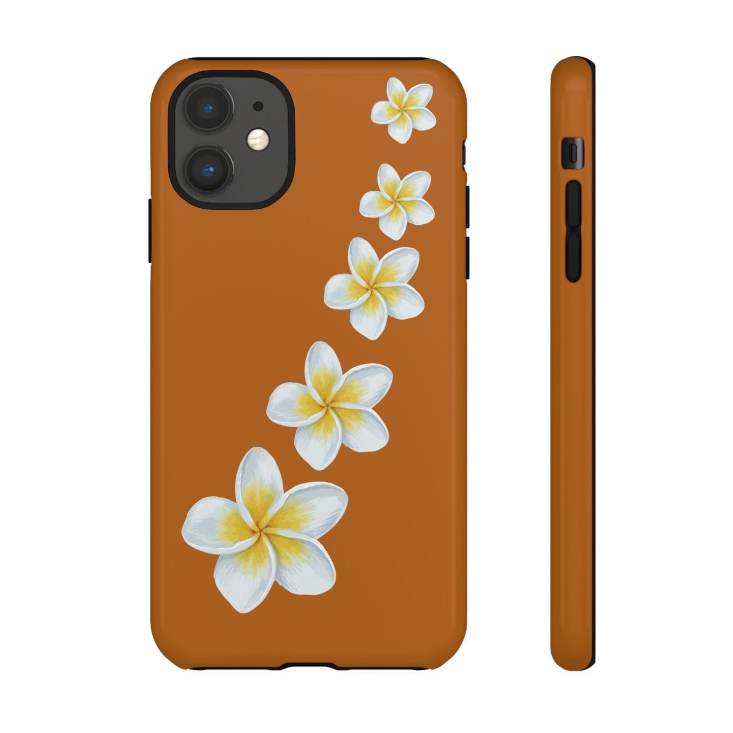 Flower Me Orange Durable Phone Cases