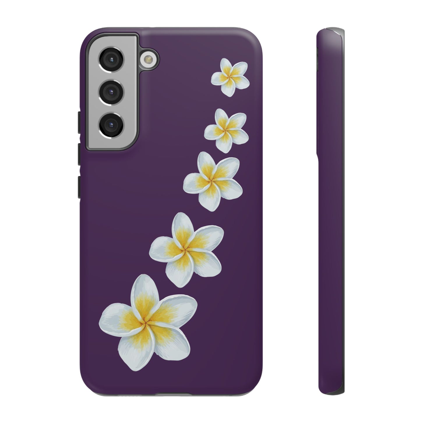 Flower Me Purple Durable Phone Case