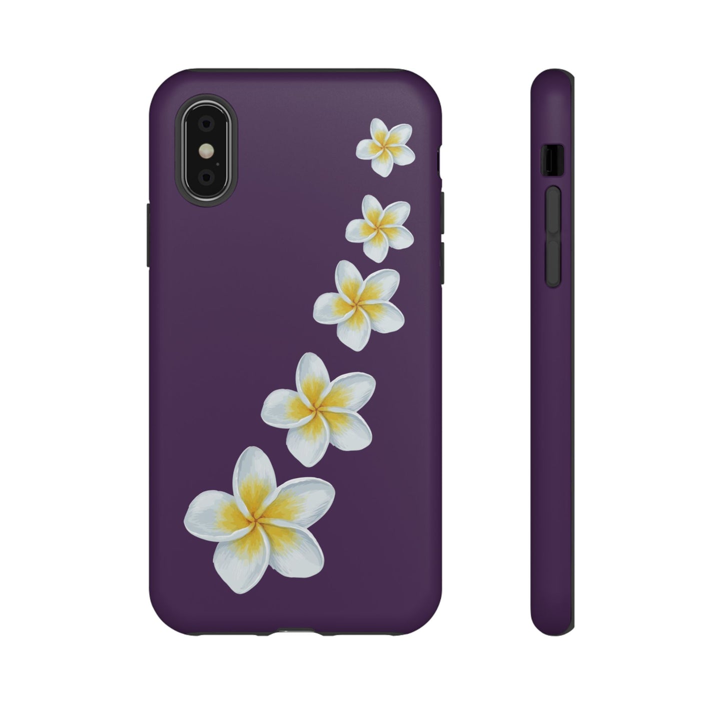 Flower Me Purple Durable Phone Case
