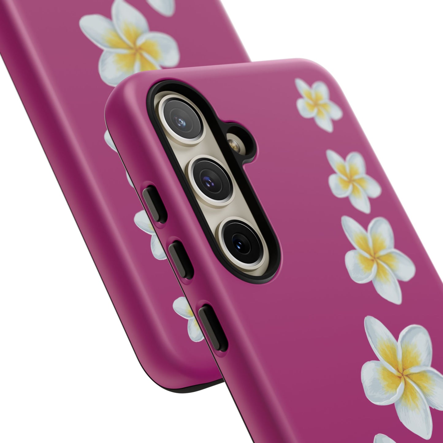 Flower Me Fuchsia Durable Phone Case