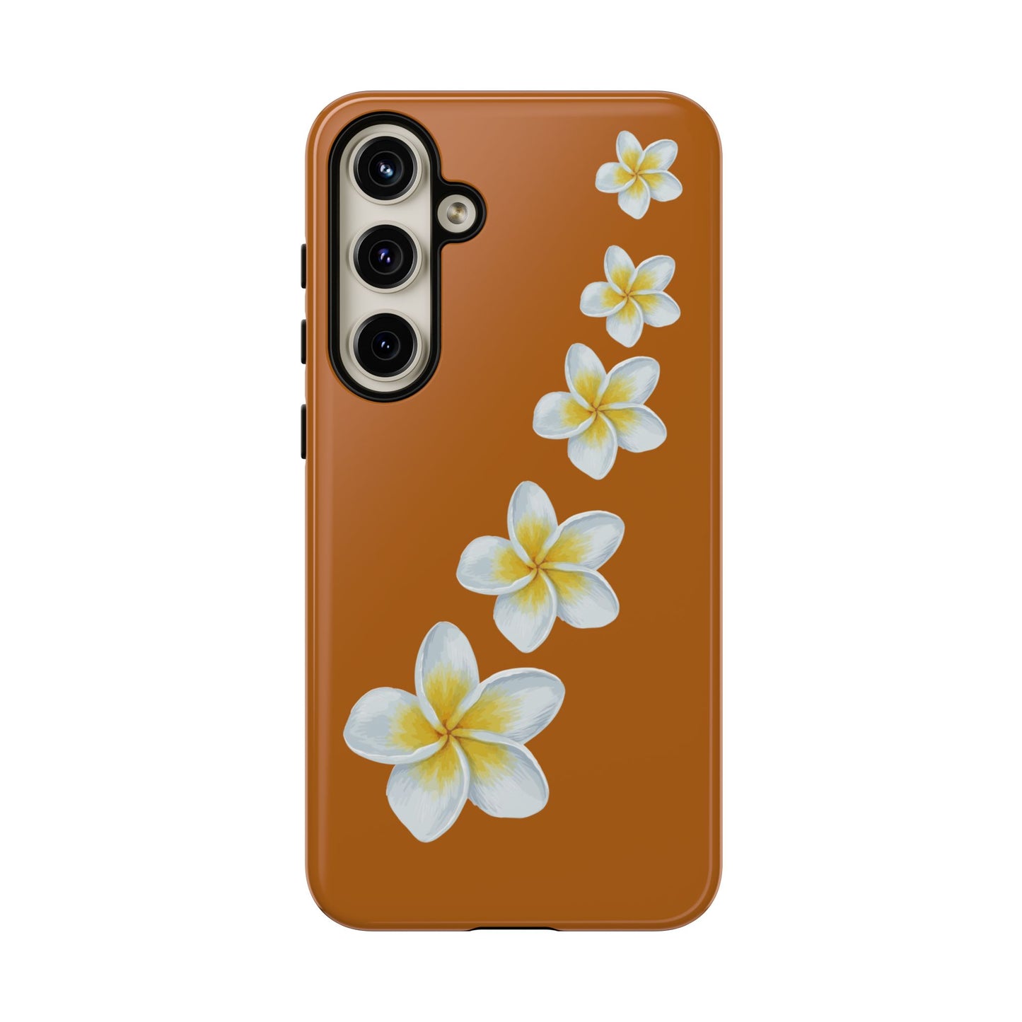 Flower Me Orange Durable Phone Cases