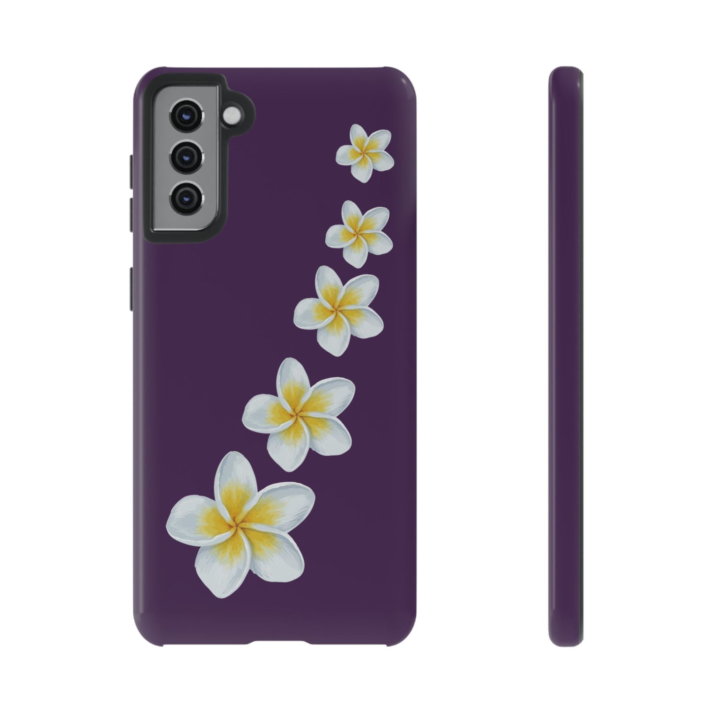 Flower Me Purple Durable Phone Case