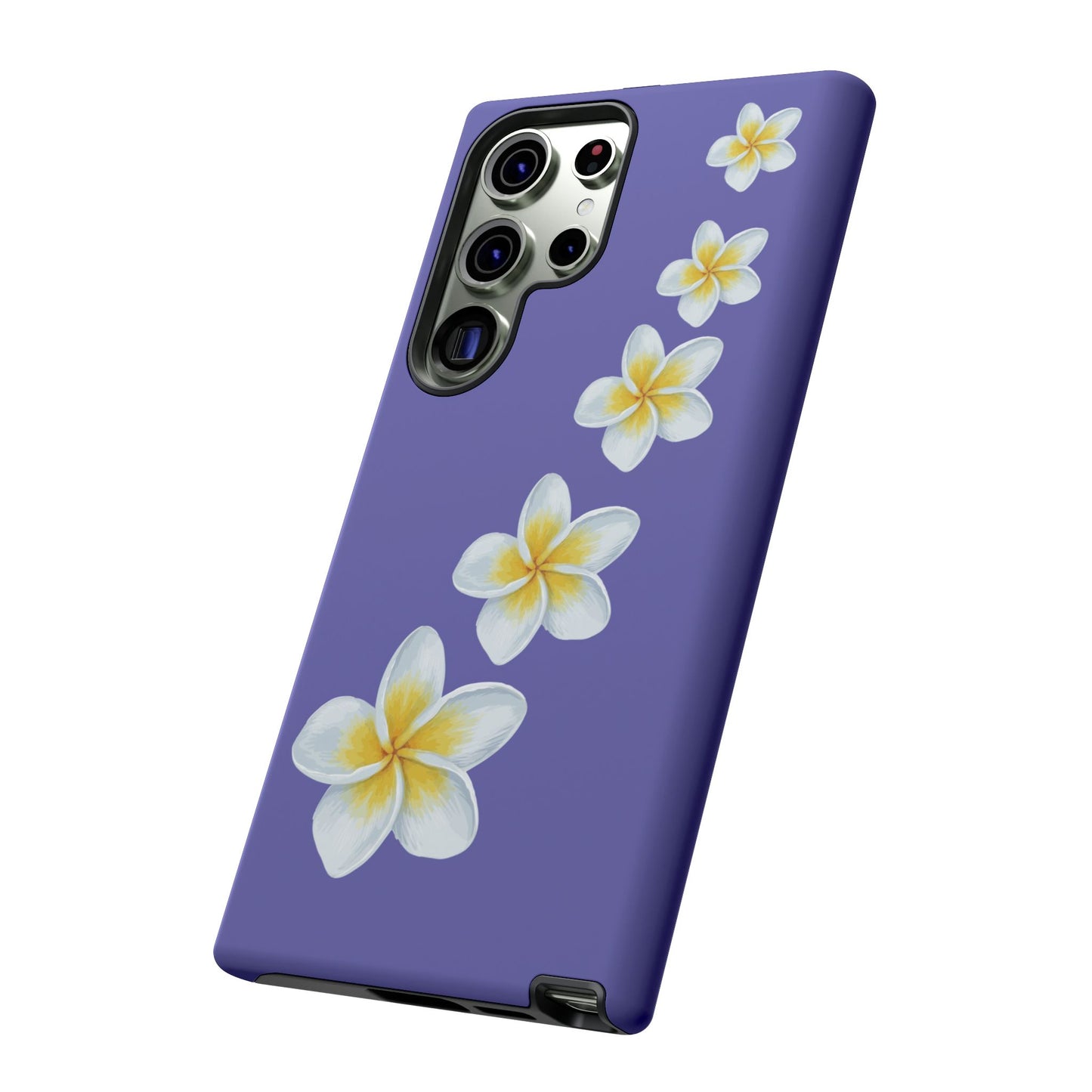 Flower Me Indigo Durable Phone Case