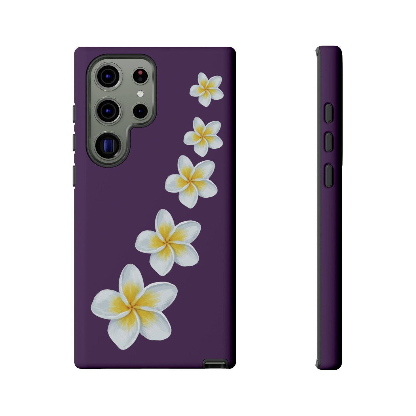 Flower Me Purple Durable Phone Case