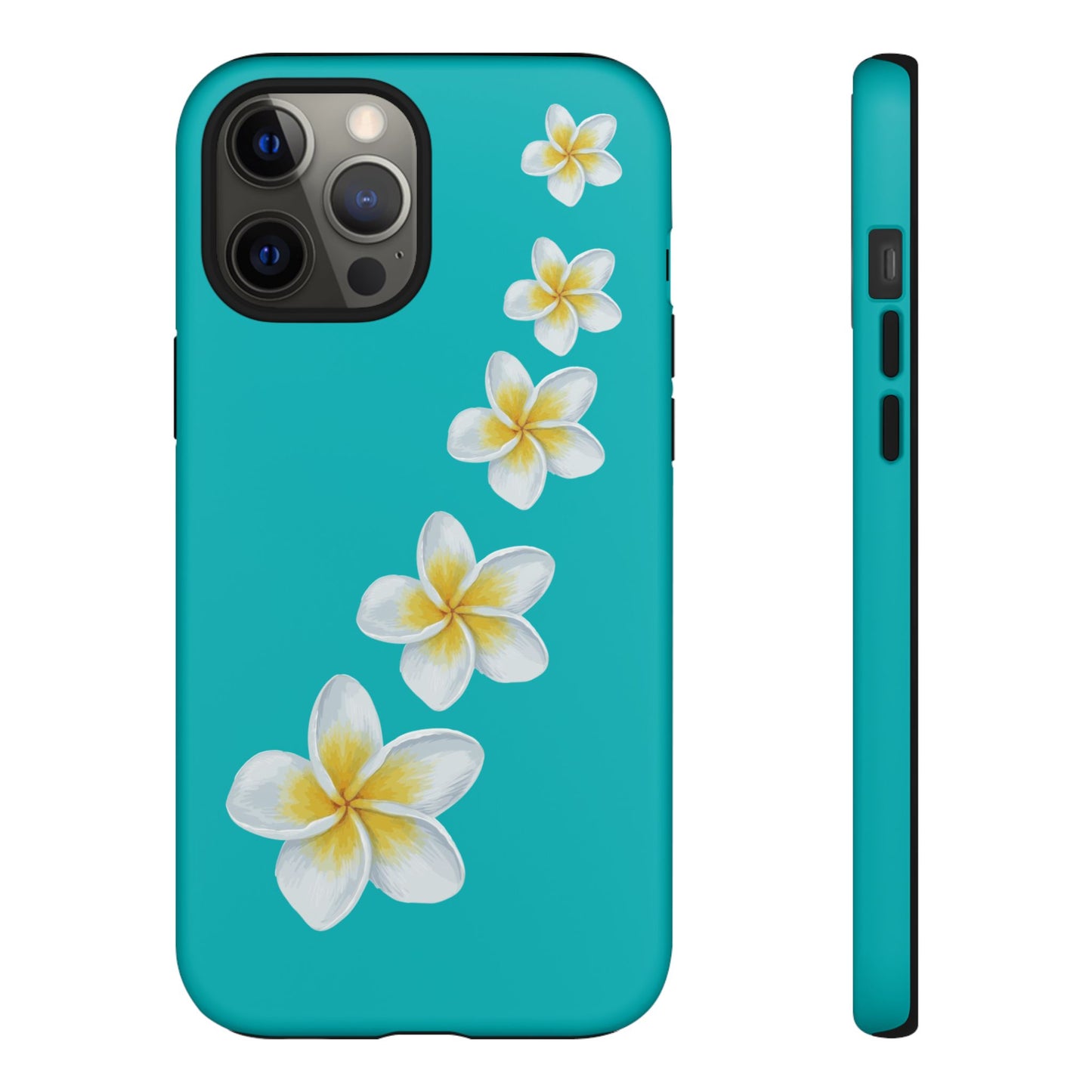 Flower Me Blue Durable Phone Case