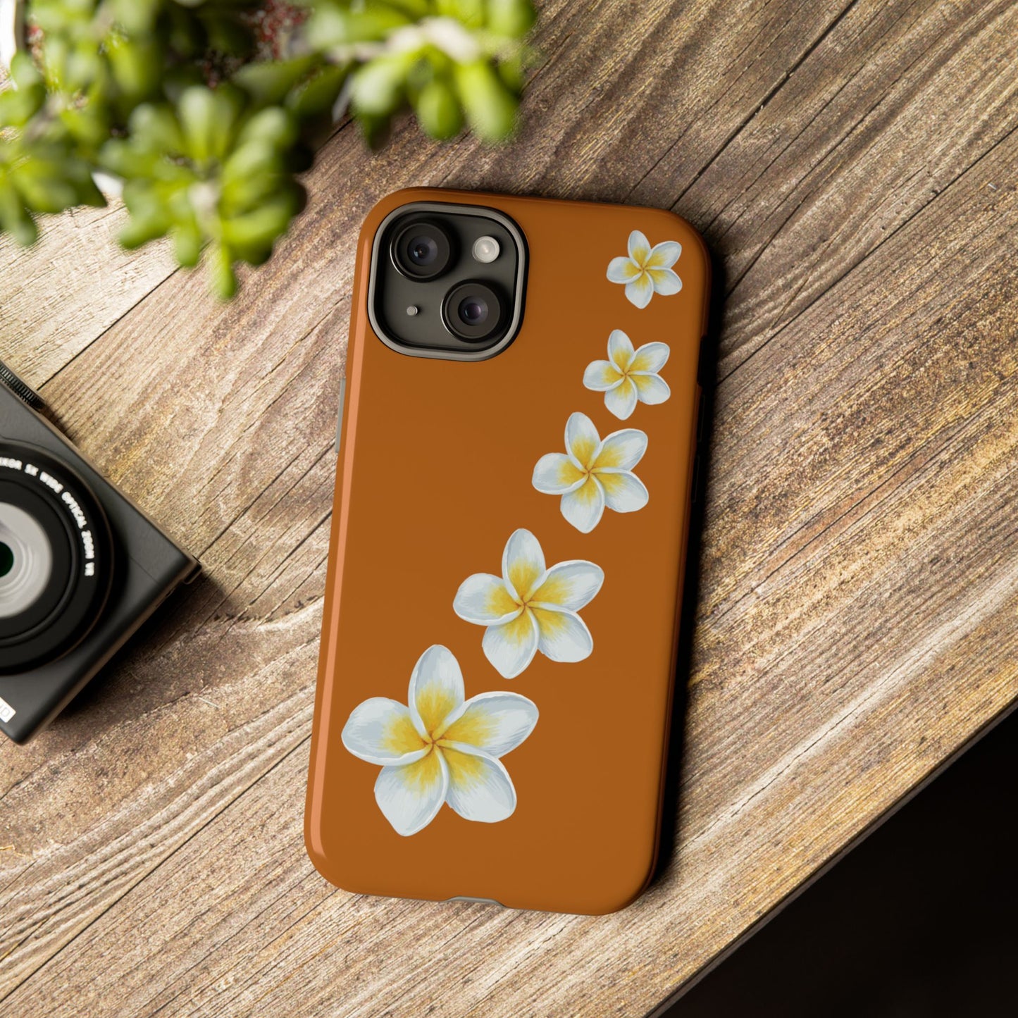 Flower Me Orange Durable Phone Cases