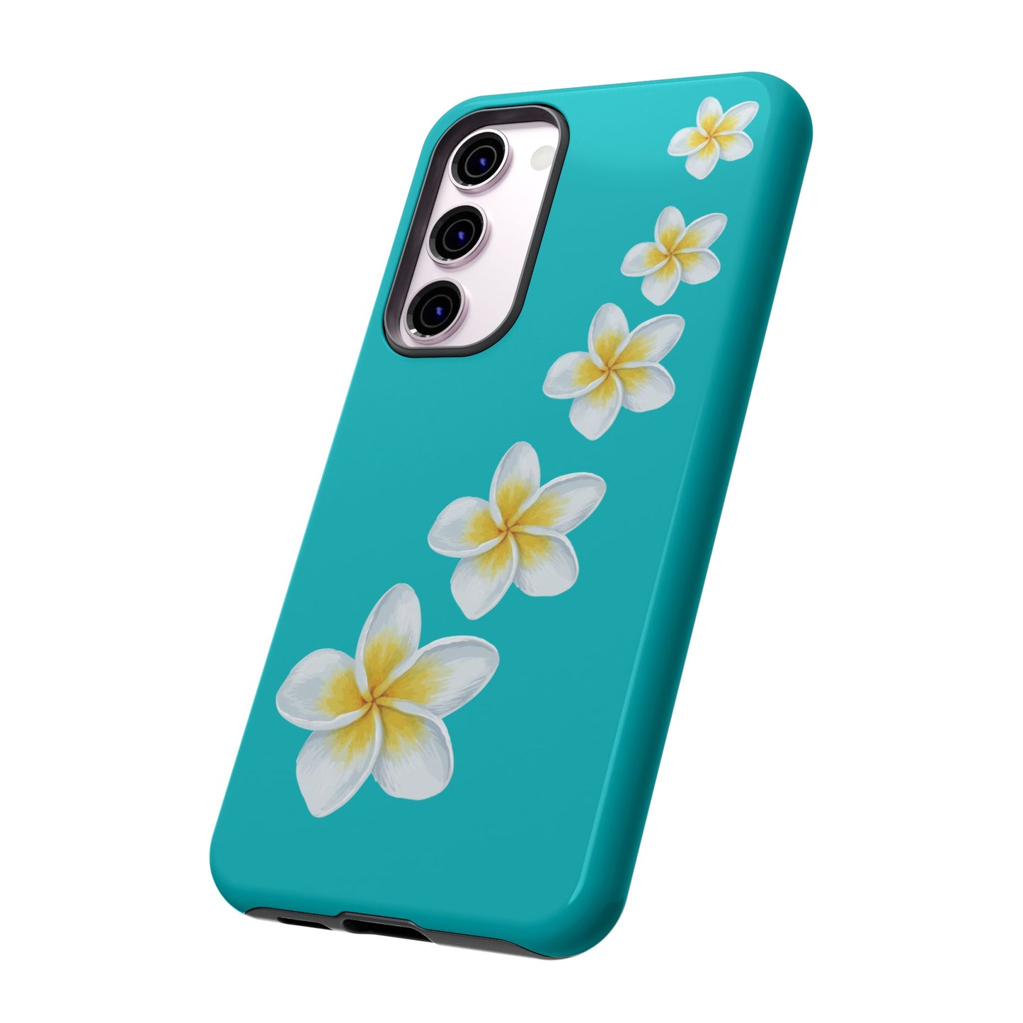 Flower Me Blue Durable Phone Case