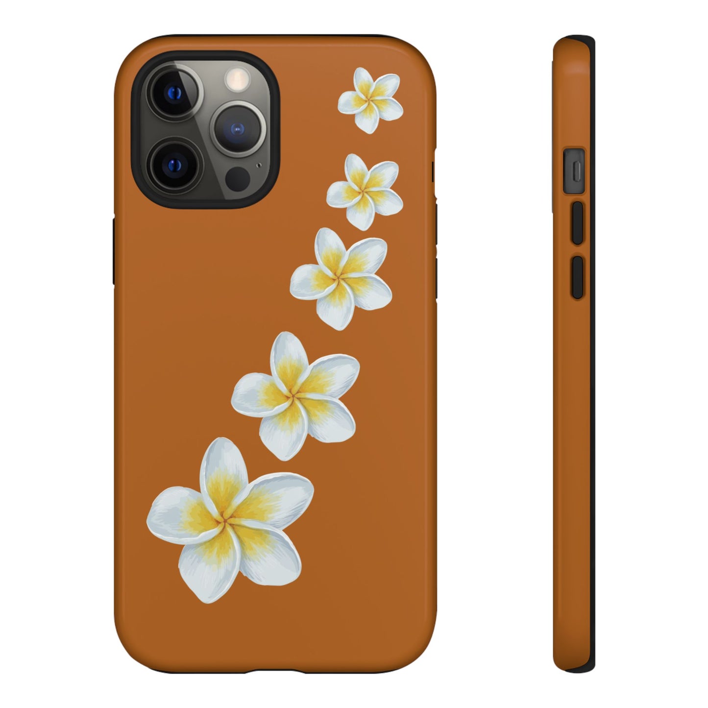 Flower Me Orange Durable Phone Cases