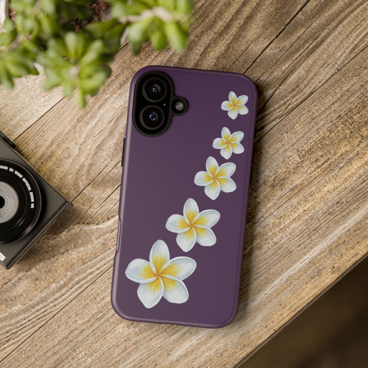 Flower Me Purple Durable Phone Case