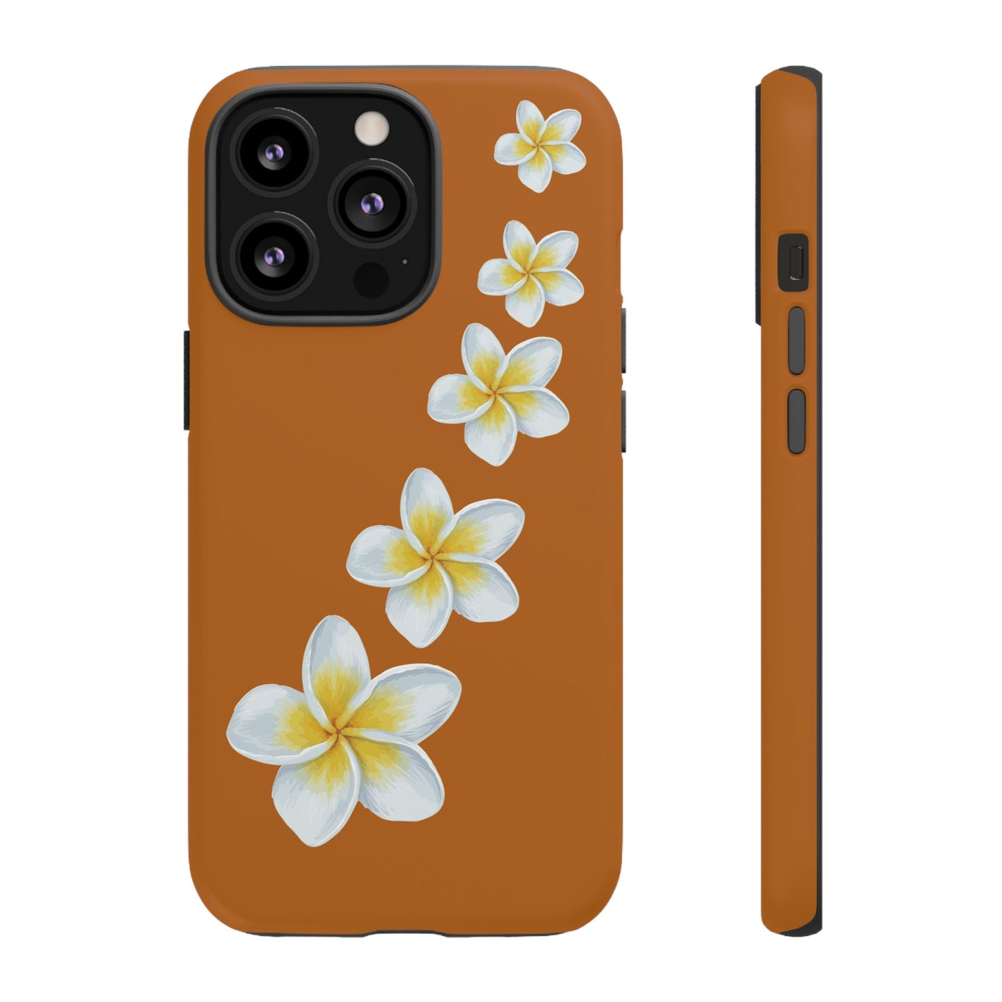 Flower Me Orange Durable Phone Cases