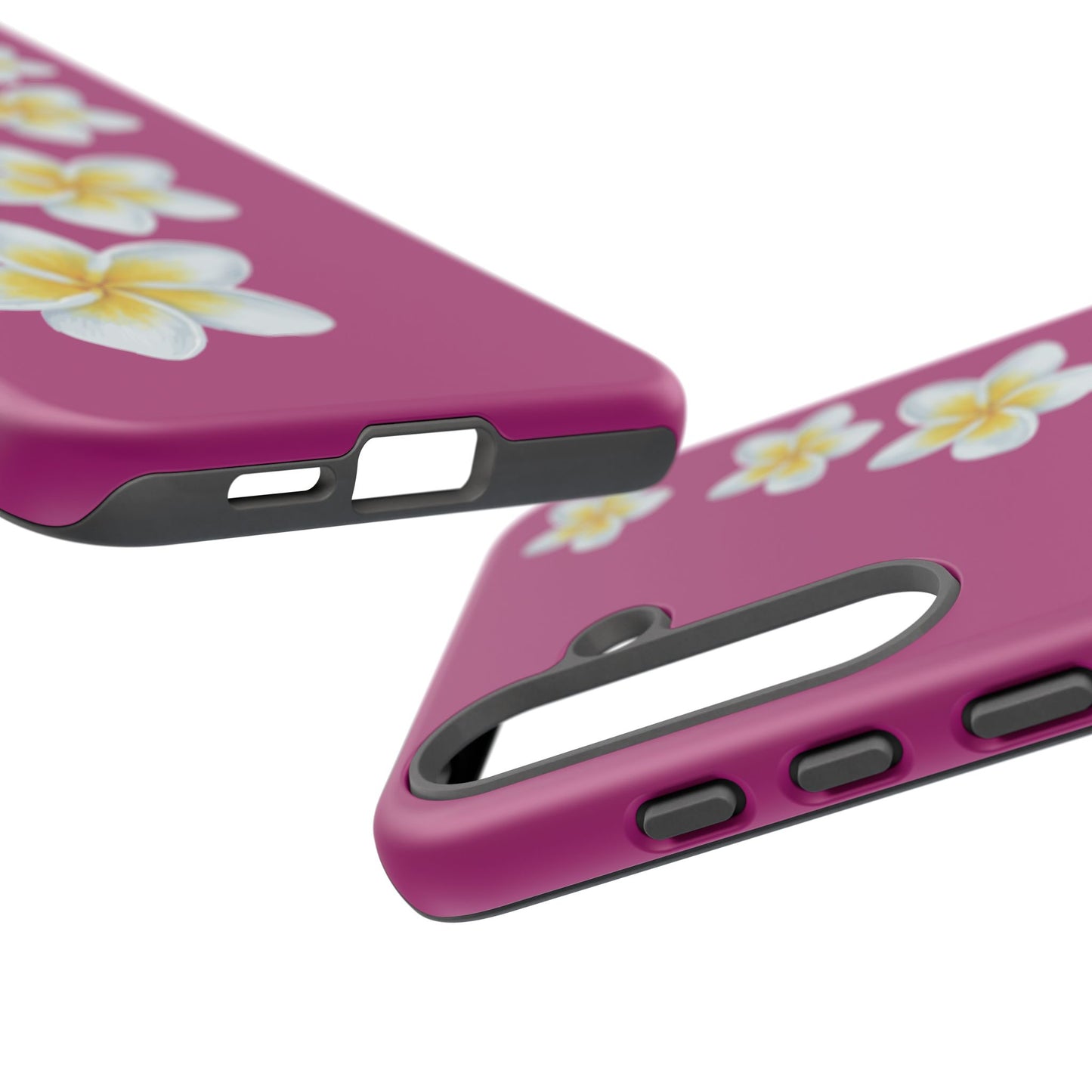 Flower Me Fuchsia Durable Phone Case