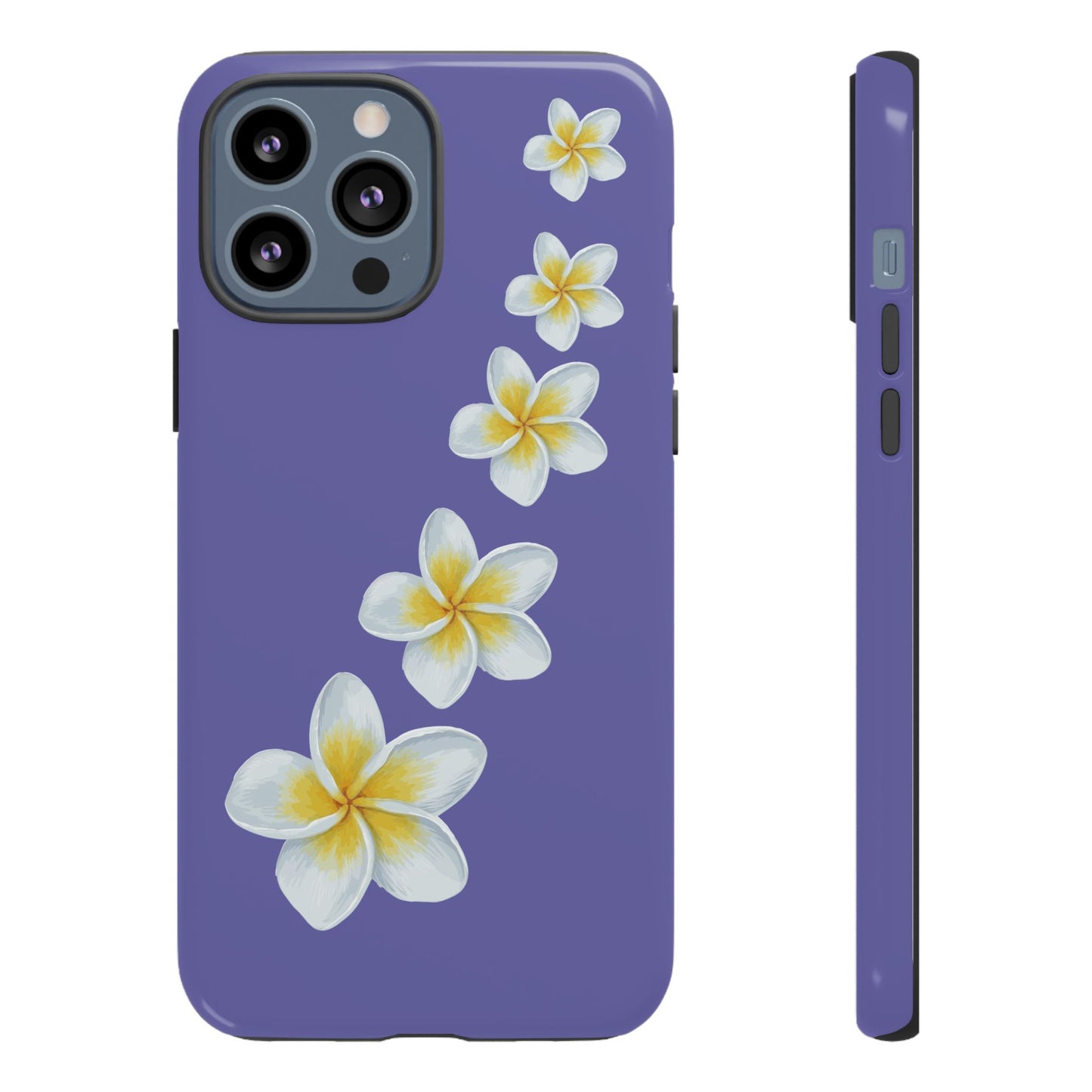 Flower Me Indigo Durable Phone Case