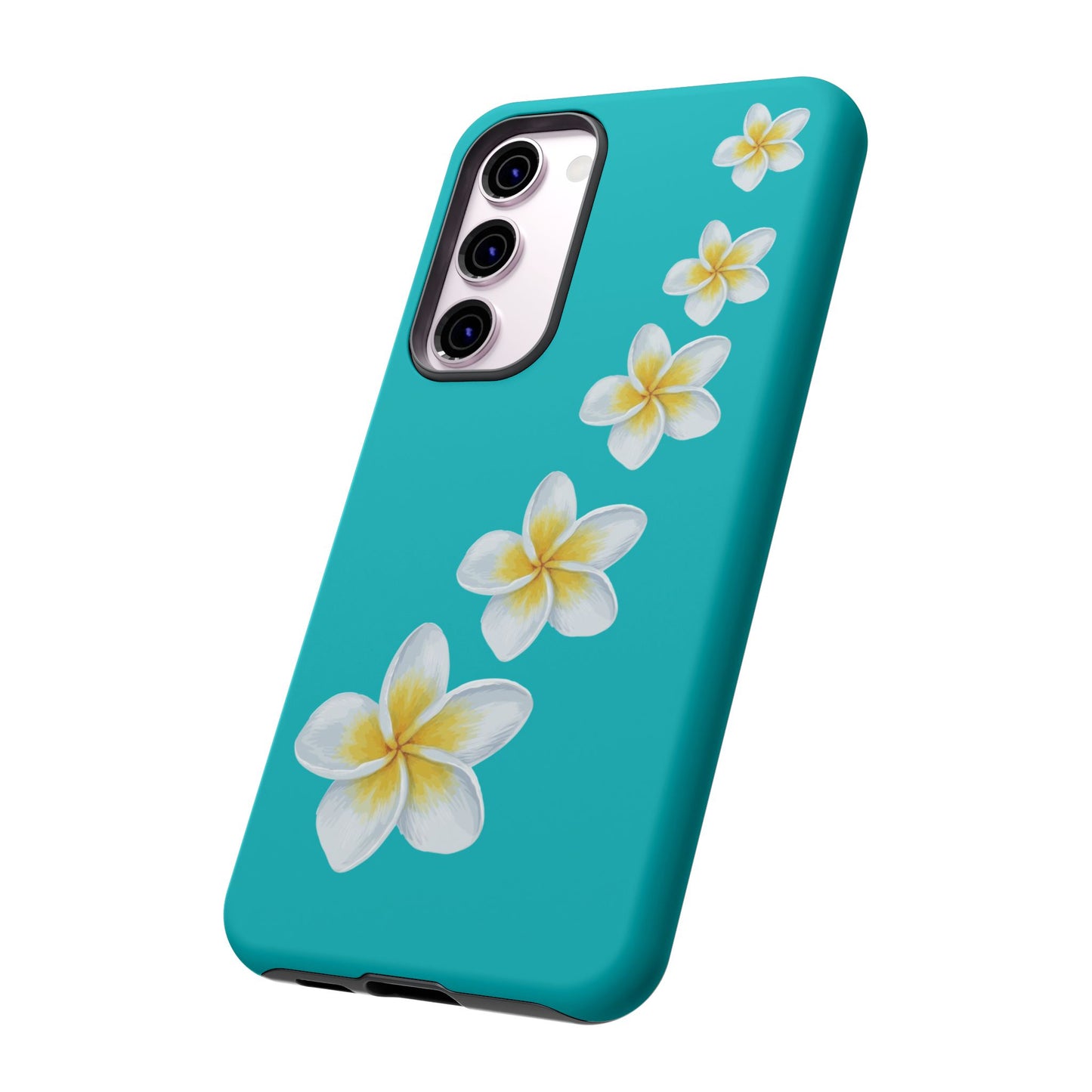 Flower Me Blue Durable Phone Case