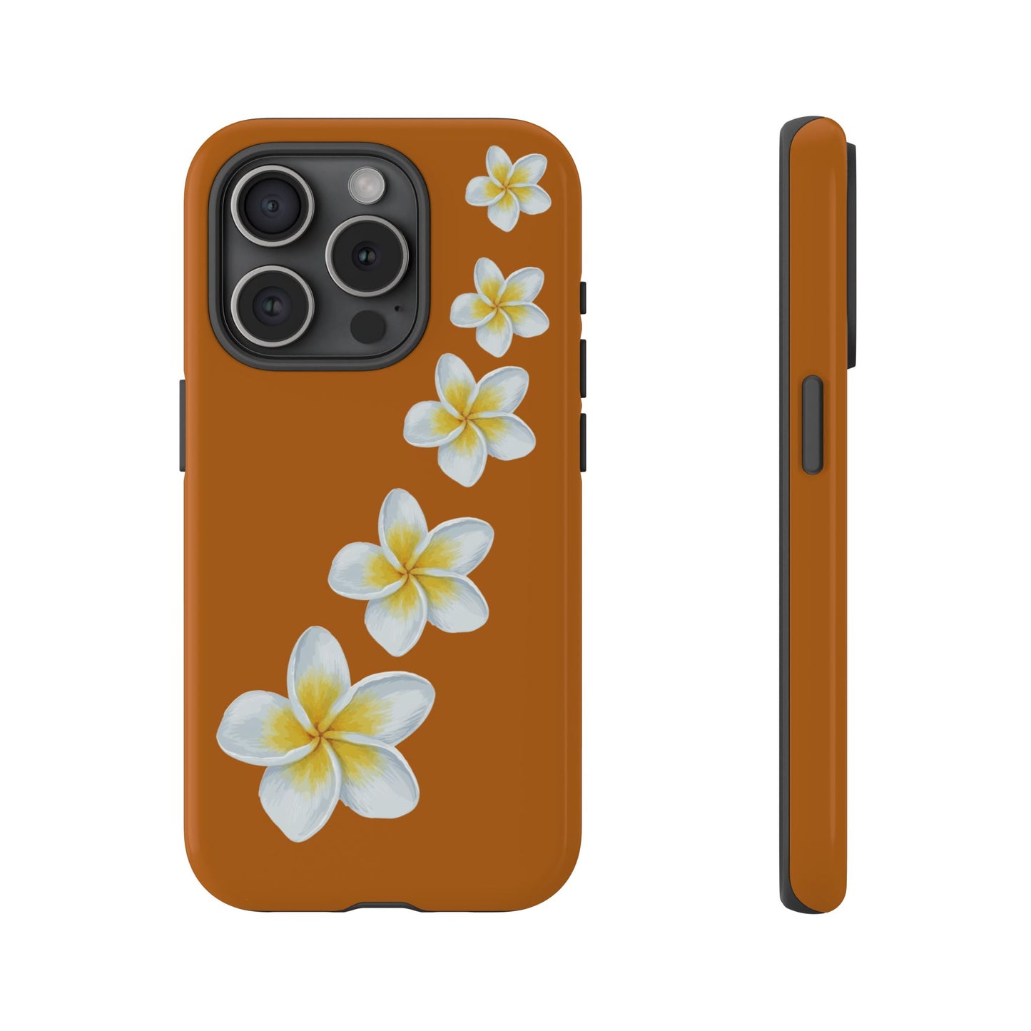 Flower Me Orange Durable Phone Cases