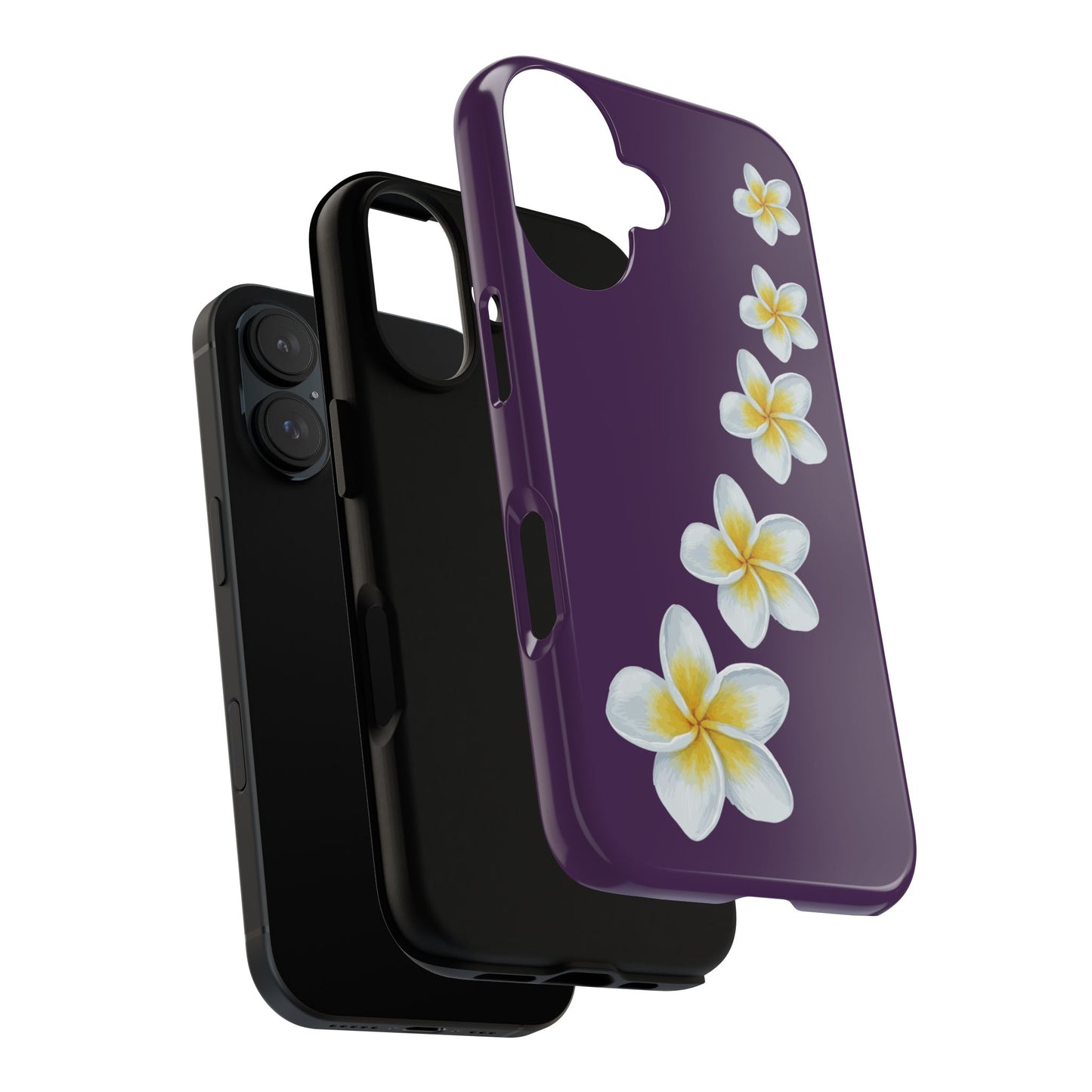 Flower Me Purple Durable Phone Case