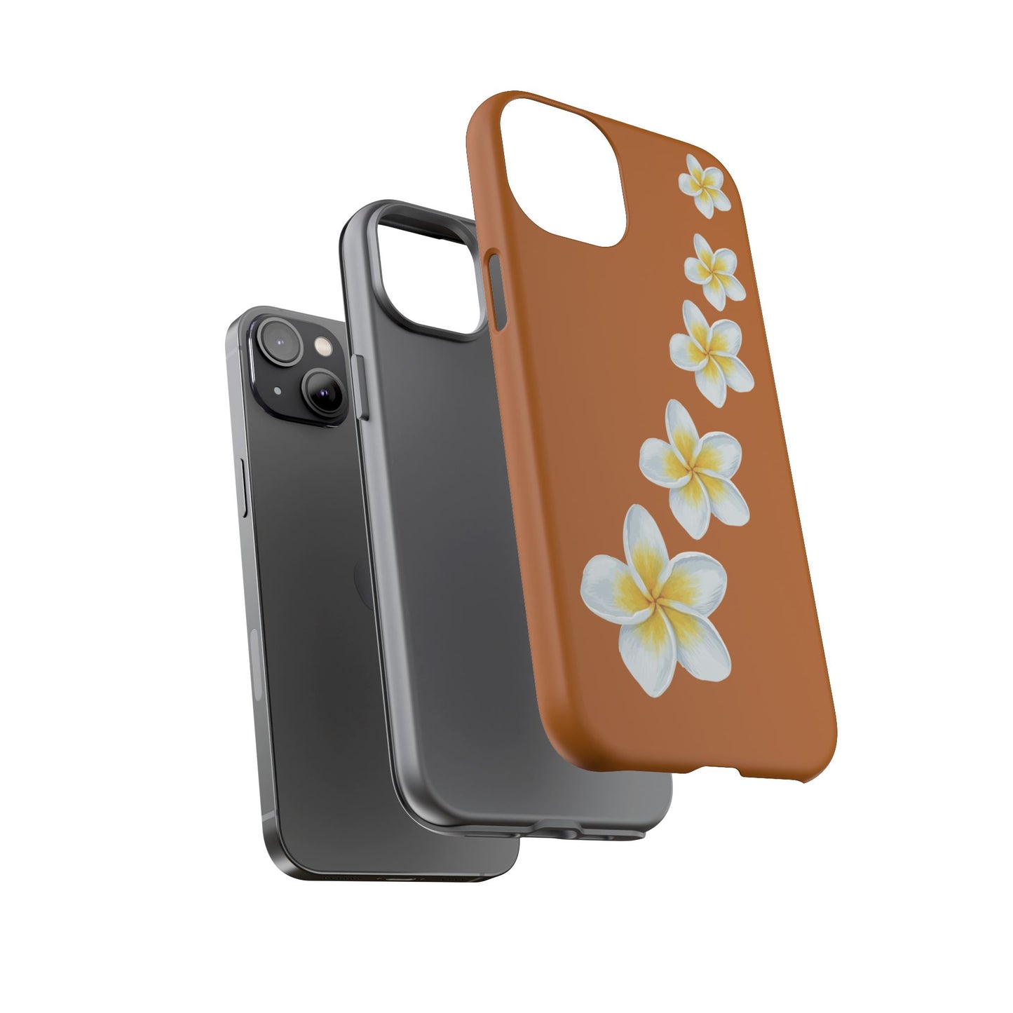 Flower Me Orange Durable Phone Cases