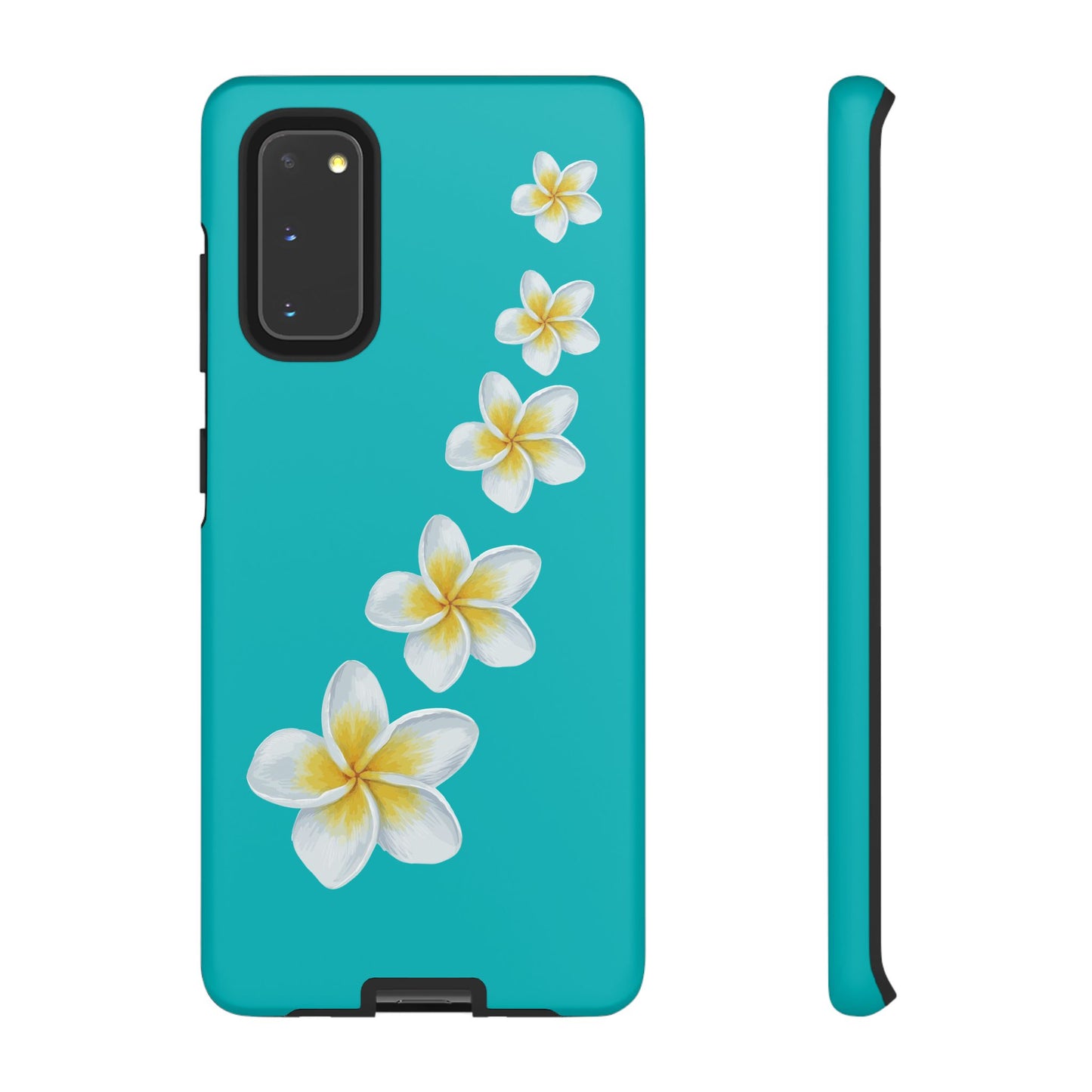 Flower Me Blue Durable Phone Case