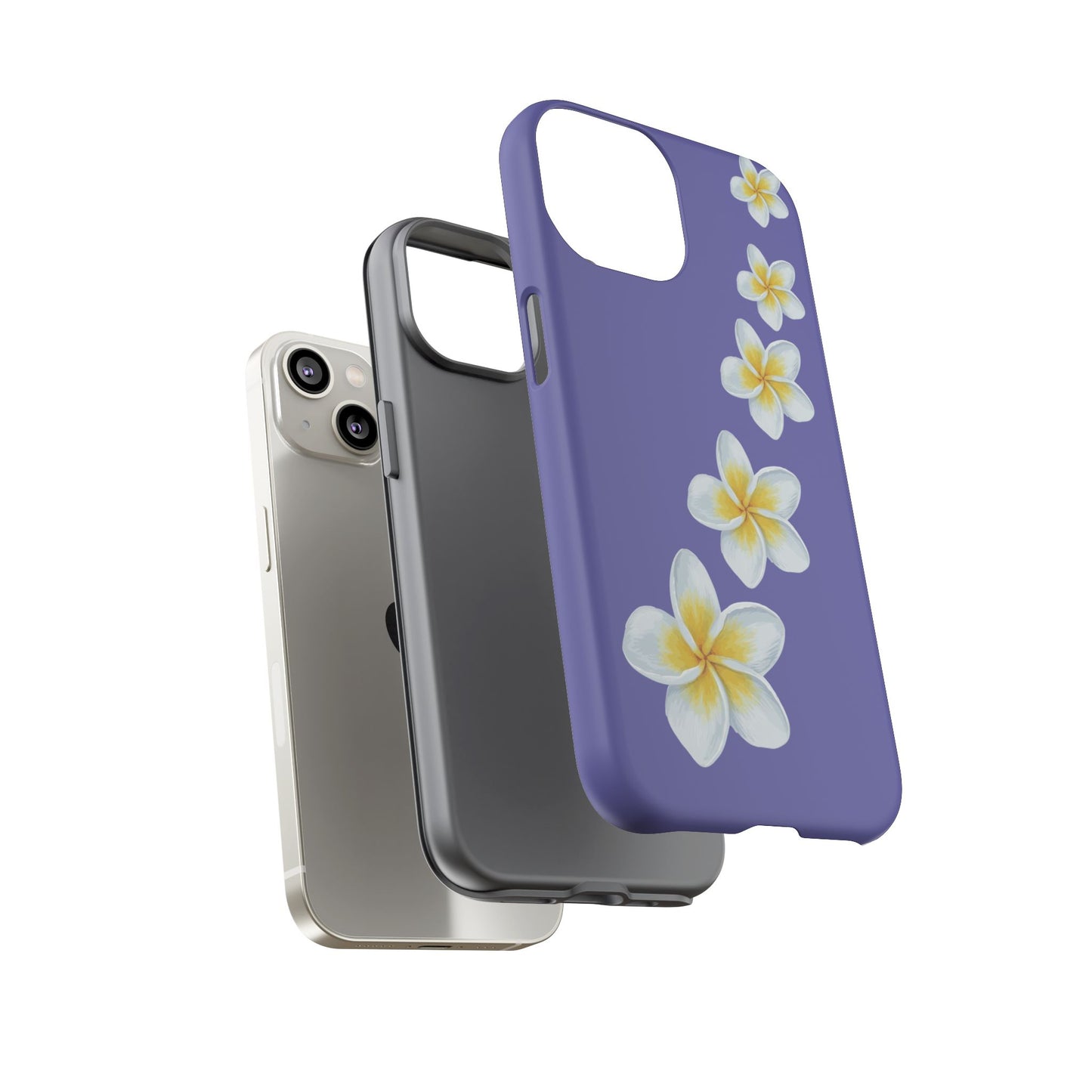Flower Me Indigo Durable Phone Case