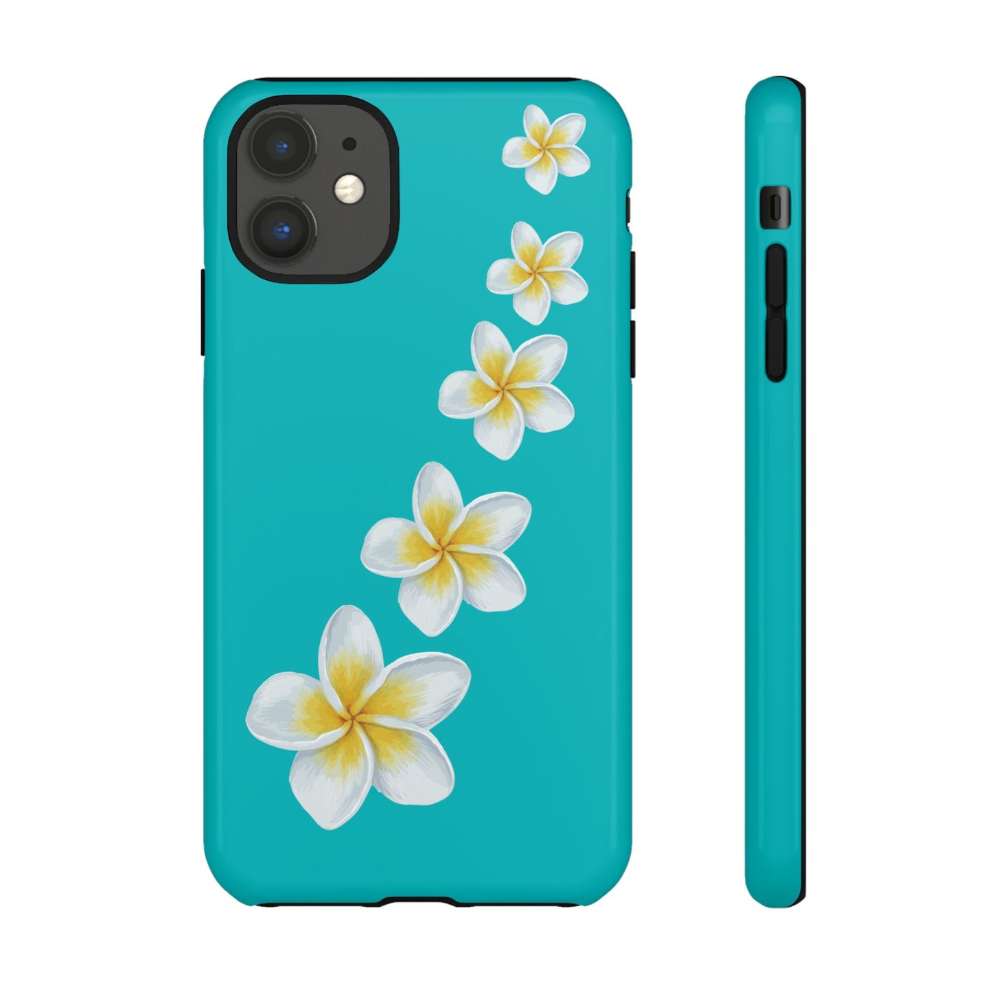 Flower Me Blue Durable Phone Case