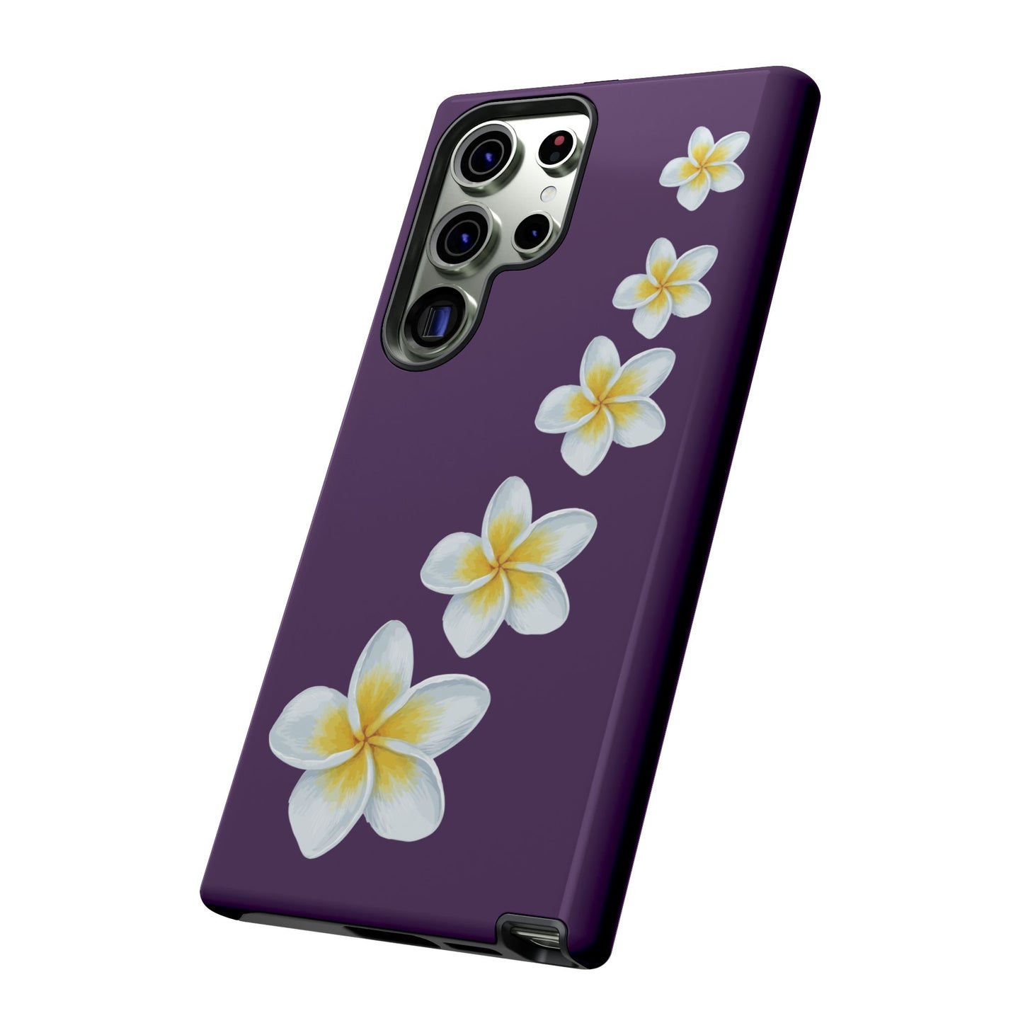 Flower Me Purple Durable Phone Case