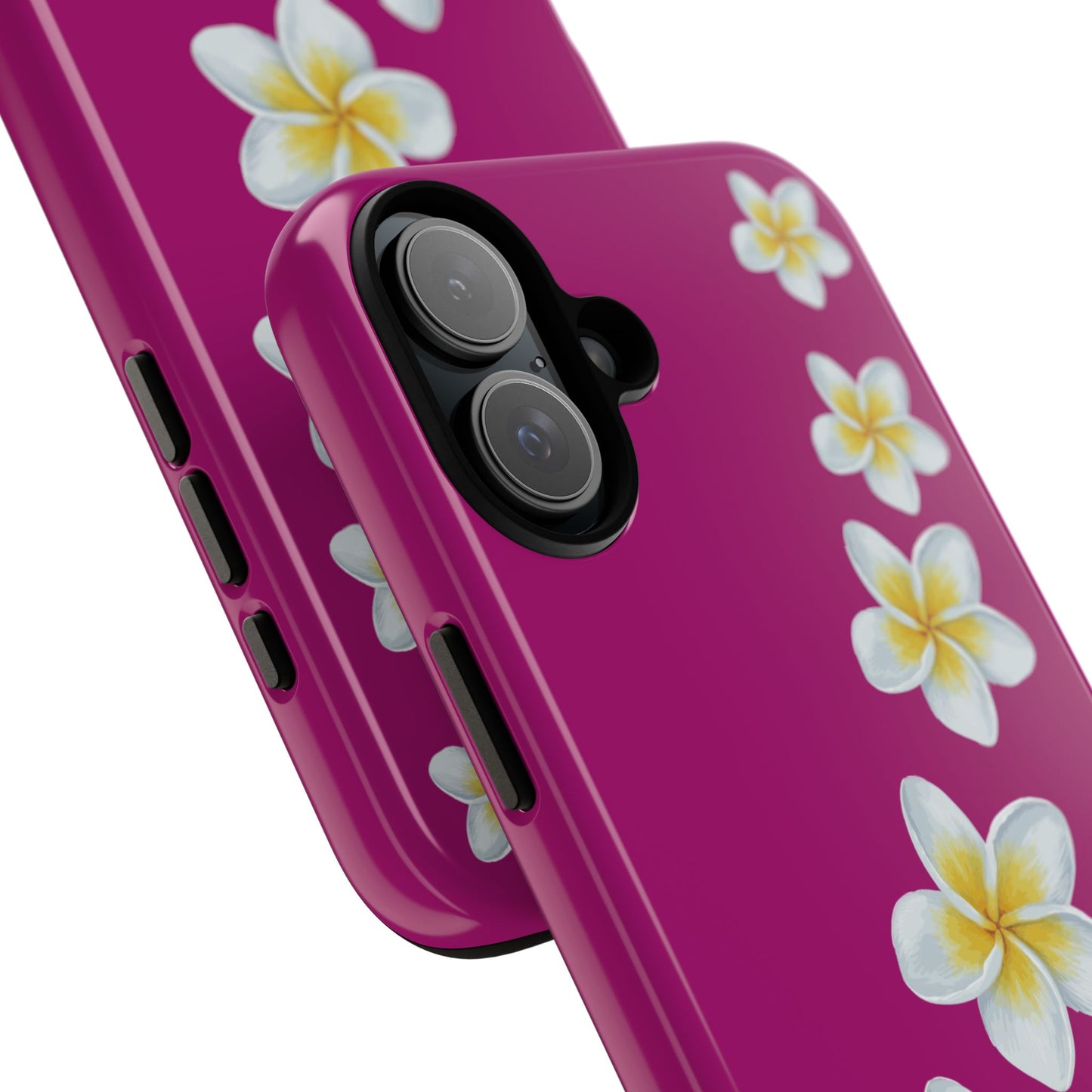 Flower Me Fuchsia Durable Phone Case