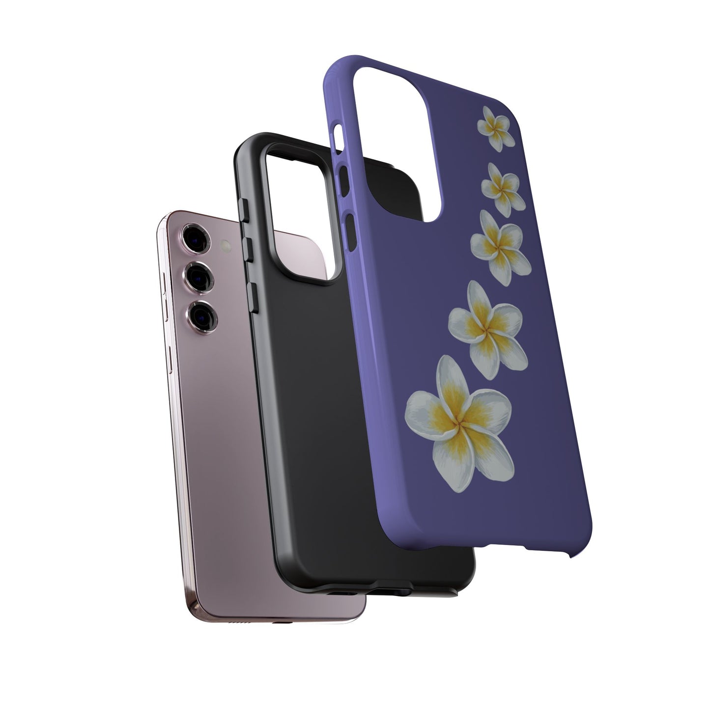 Flower Me Indigo Durable Phone Case