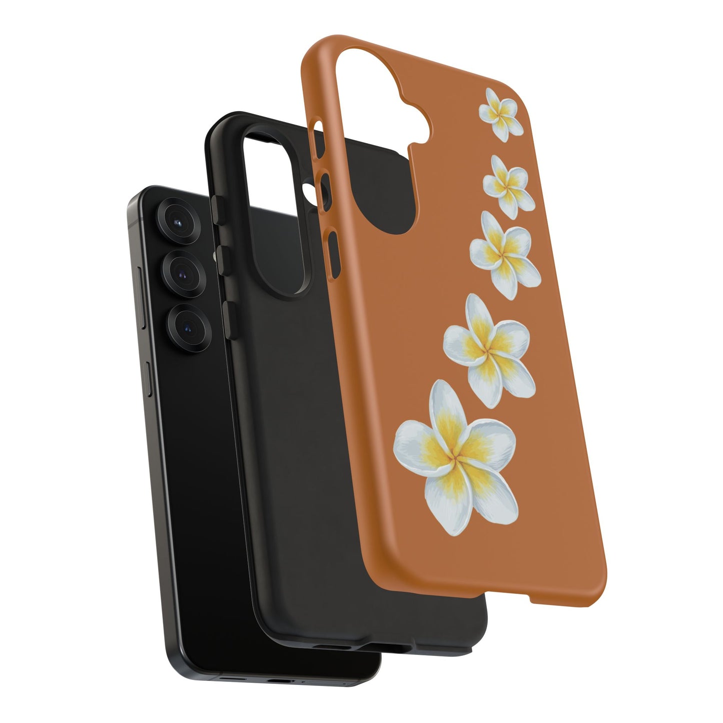 Flower Me Orange Durable Phone Cases