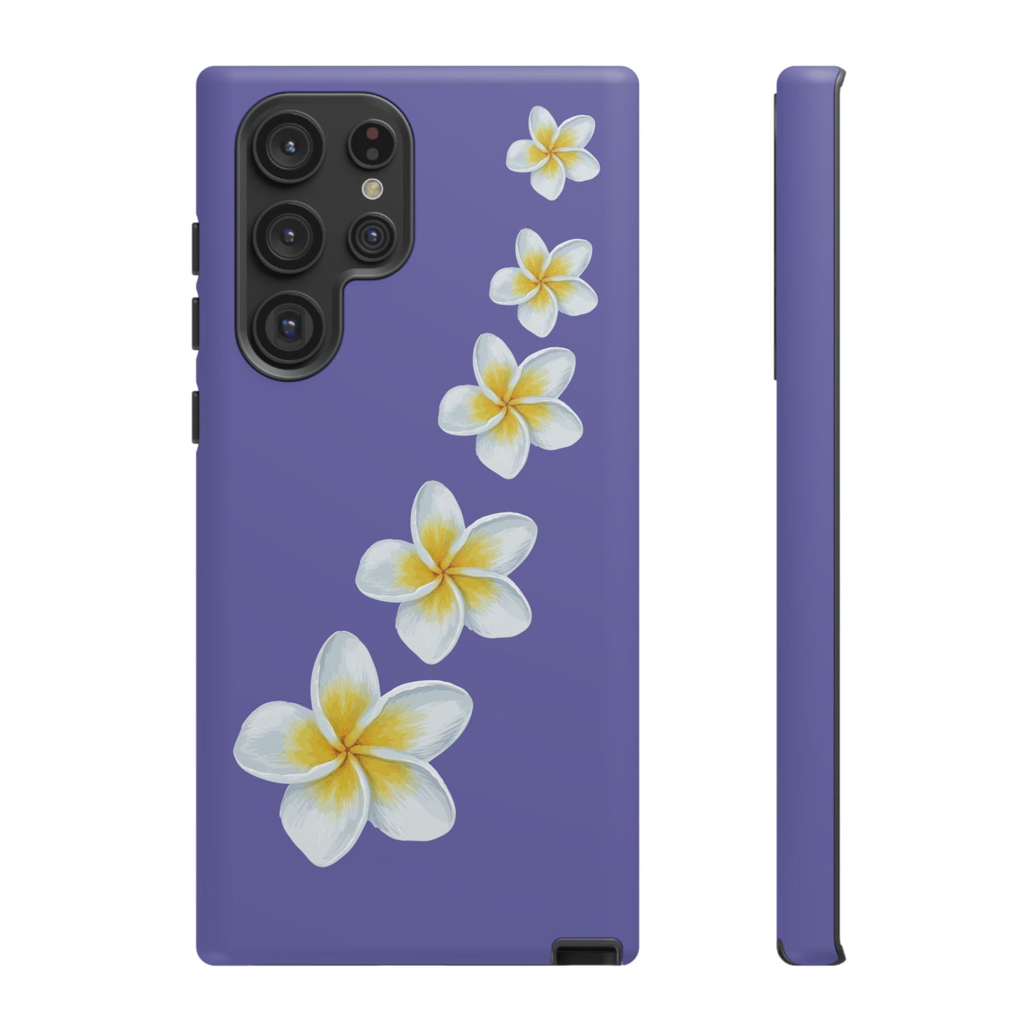 Flower Me Indigo Durable Phone Case