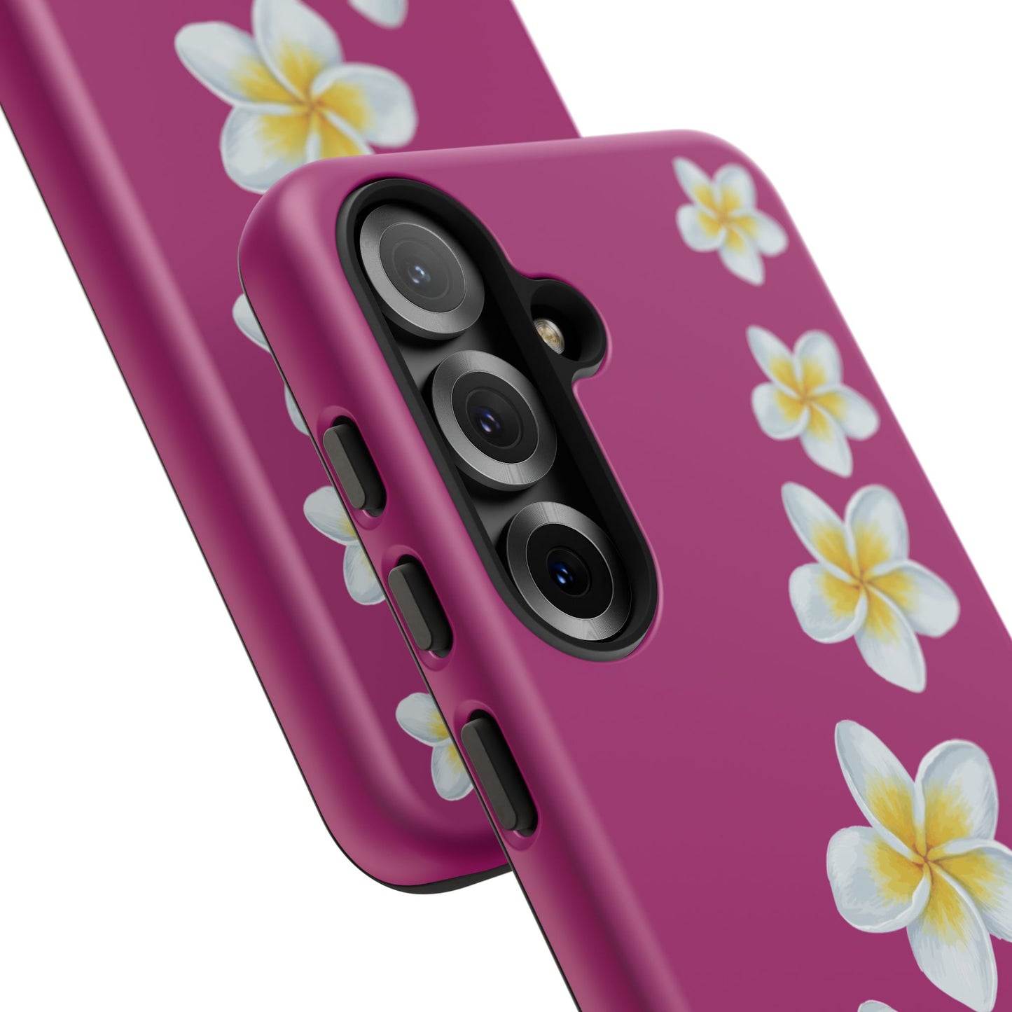 Flower Me Fuchsia Durable Phone Case