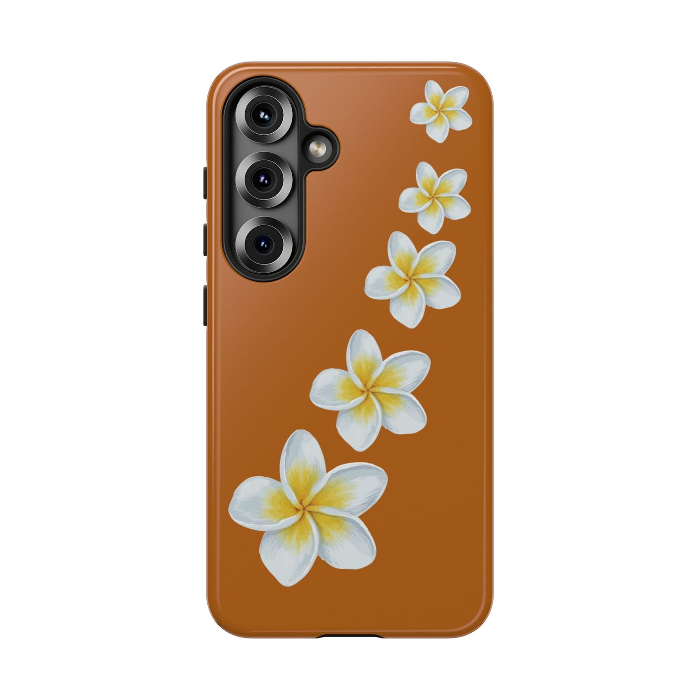 Flower Me Orange Durable Phone Cases