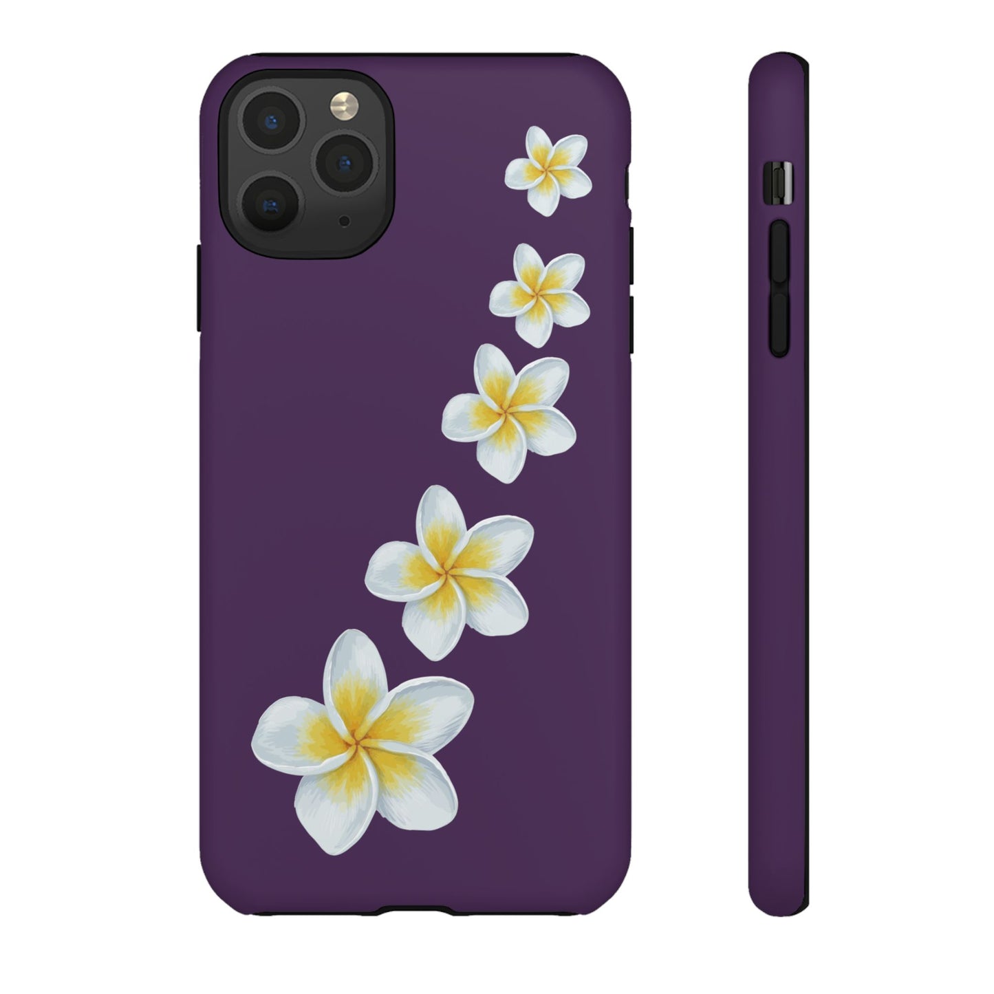 Flower Me Purple Durable Phone Case