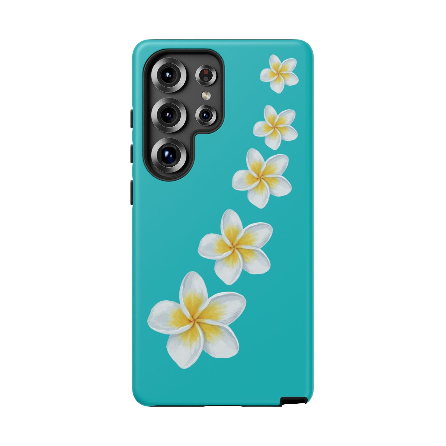 Flower Me Blue Durable Phone Case