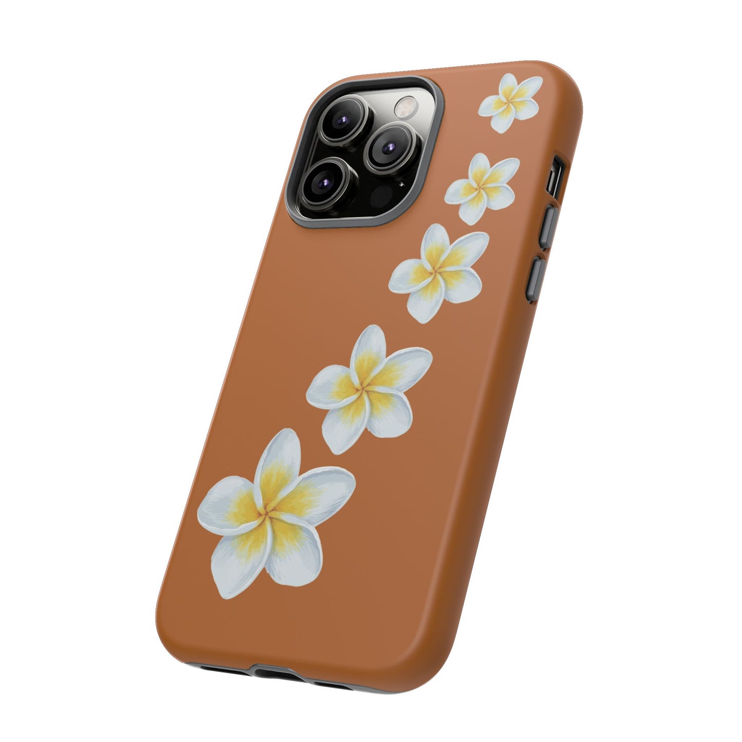 Flower Me Orange Durable Phone Cases