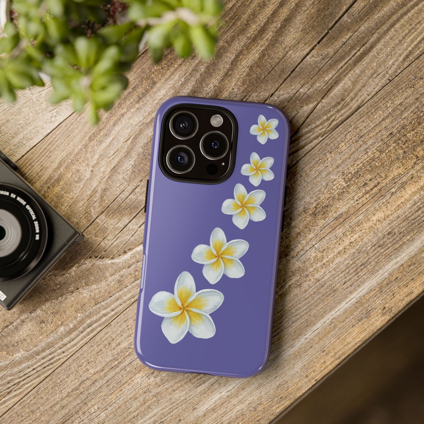 Flower Me Indigo Durable Phone Case