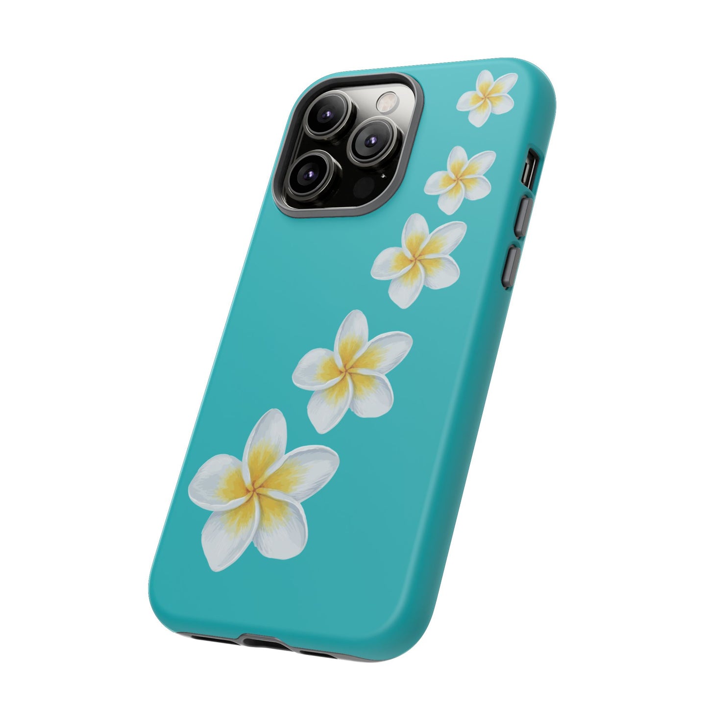 Flower Me Blue Durable Phone Case