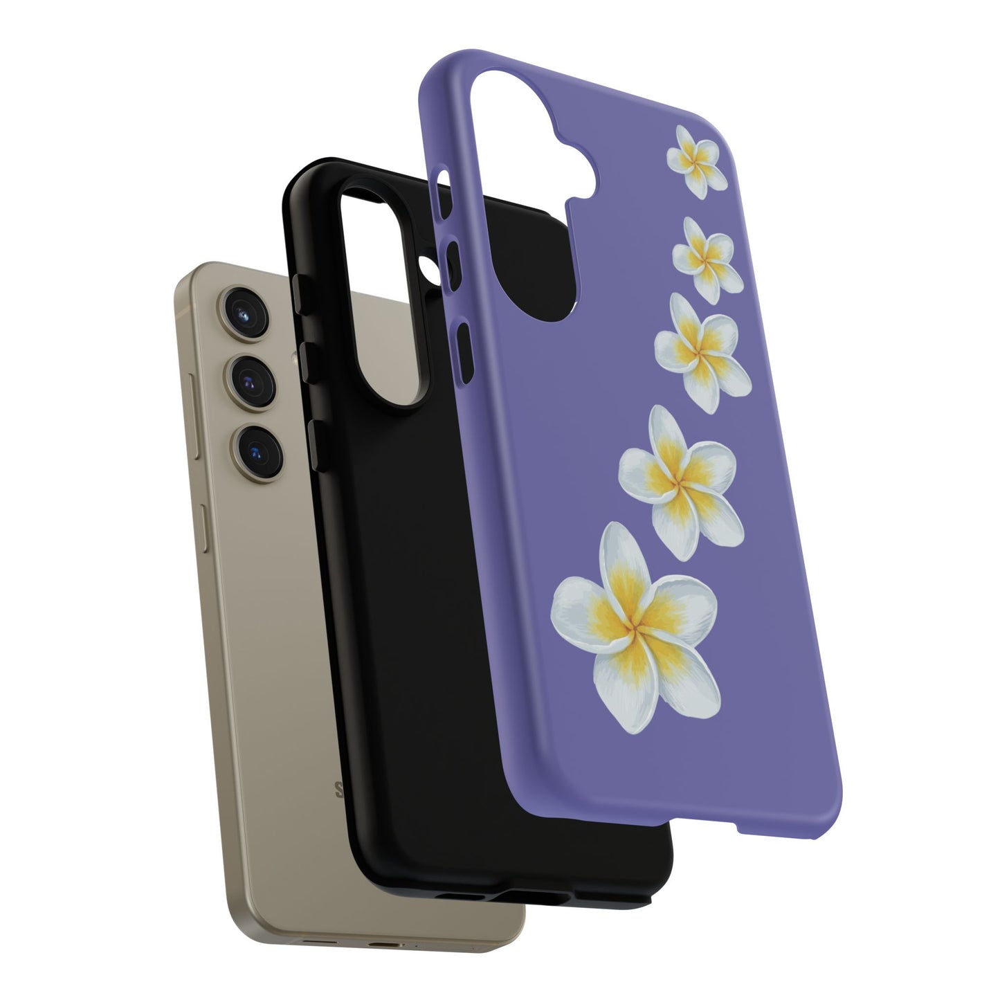 Flower Me Indigo Durable Phone Case