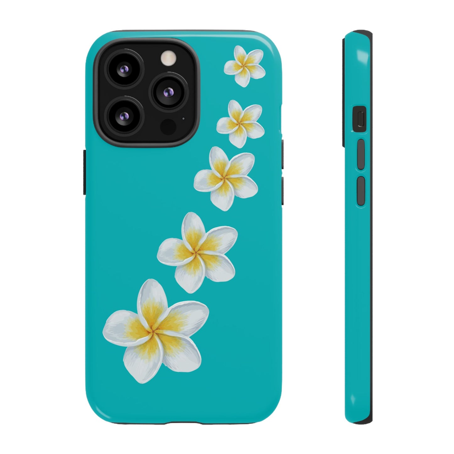 Flower Me Blue Durable Phone Case