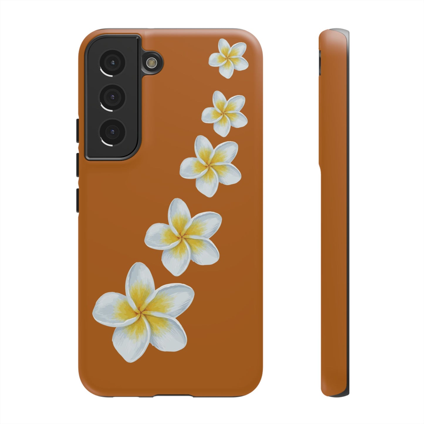 Flower Me Orange Durable Phone Cases