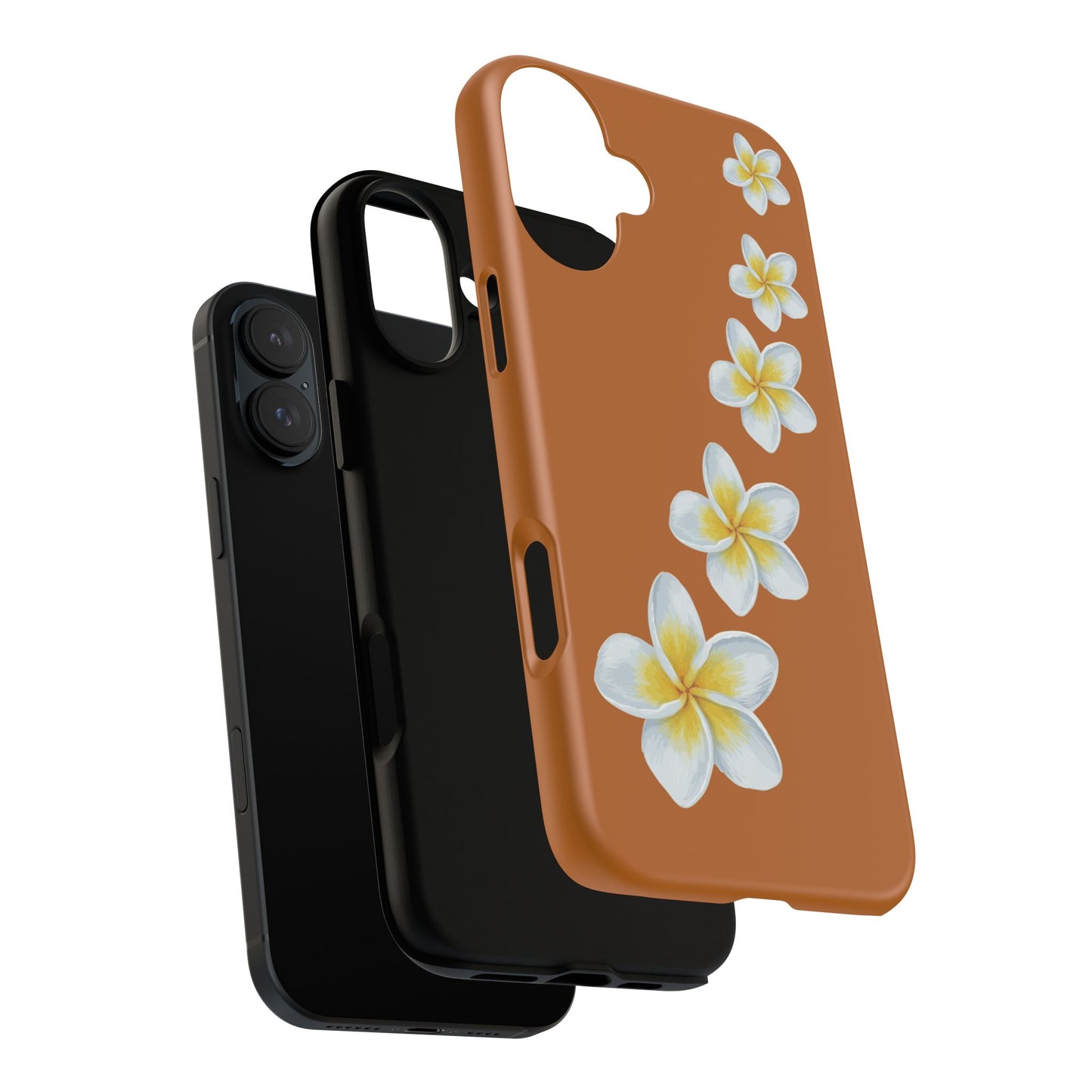 Flower Me Orange Durable Phone Cases