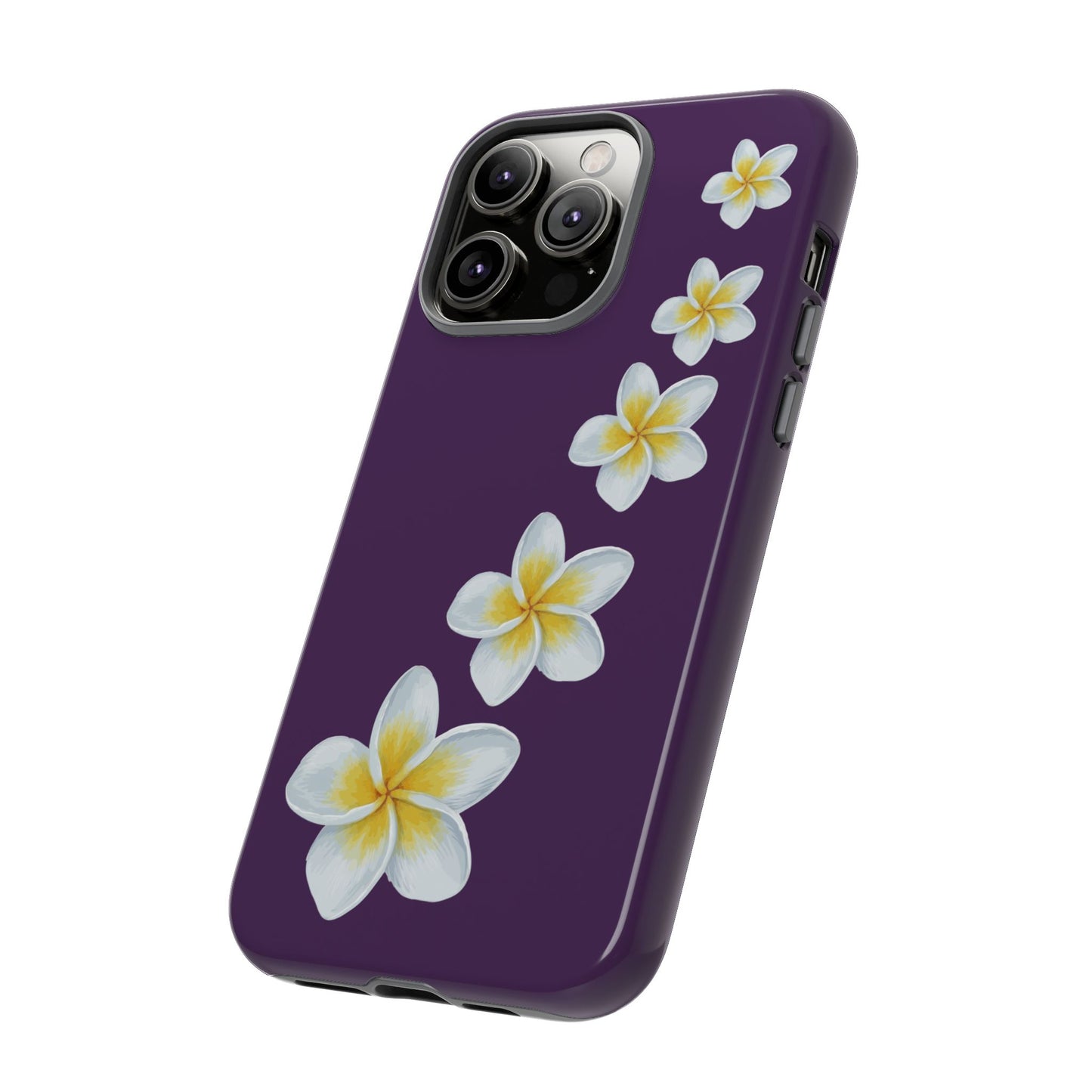 Flower Me Purple Durable Phone Case