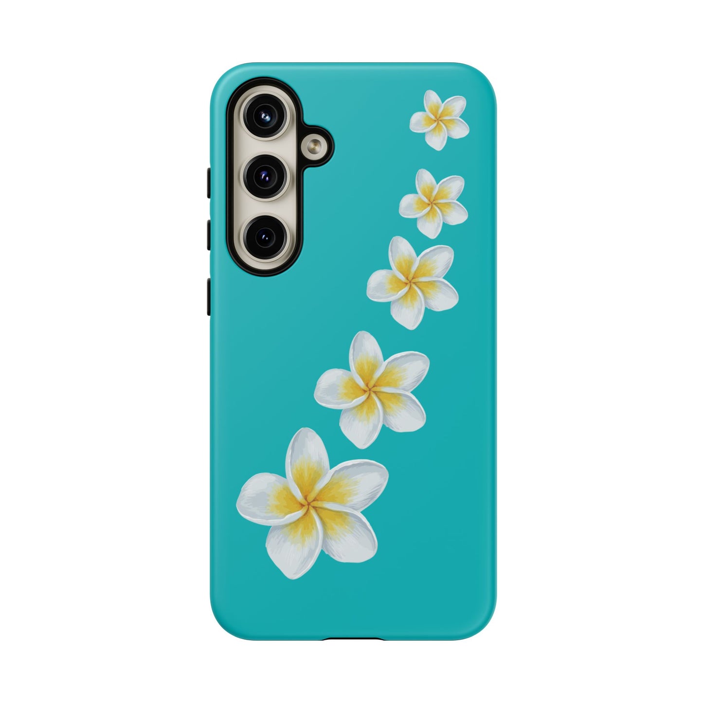 Flower Me Blue Durable Phone Case